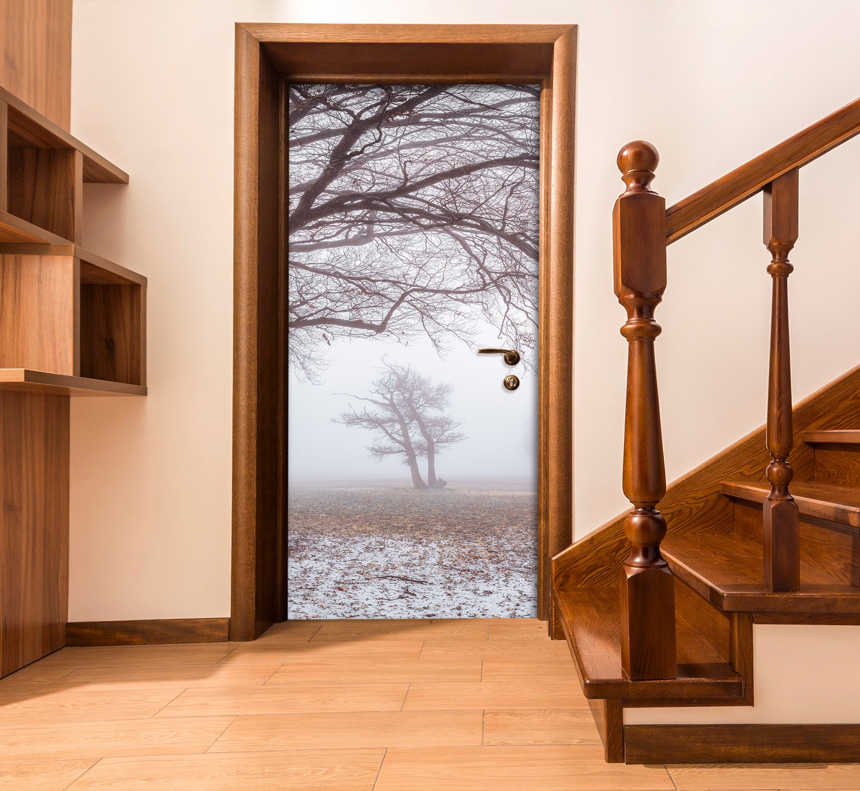 3D Forest Weeds 5129 Assaf Frank Door Mural