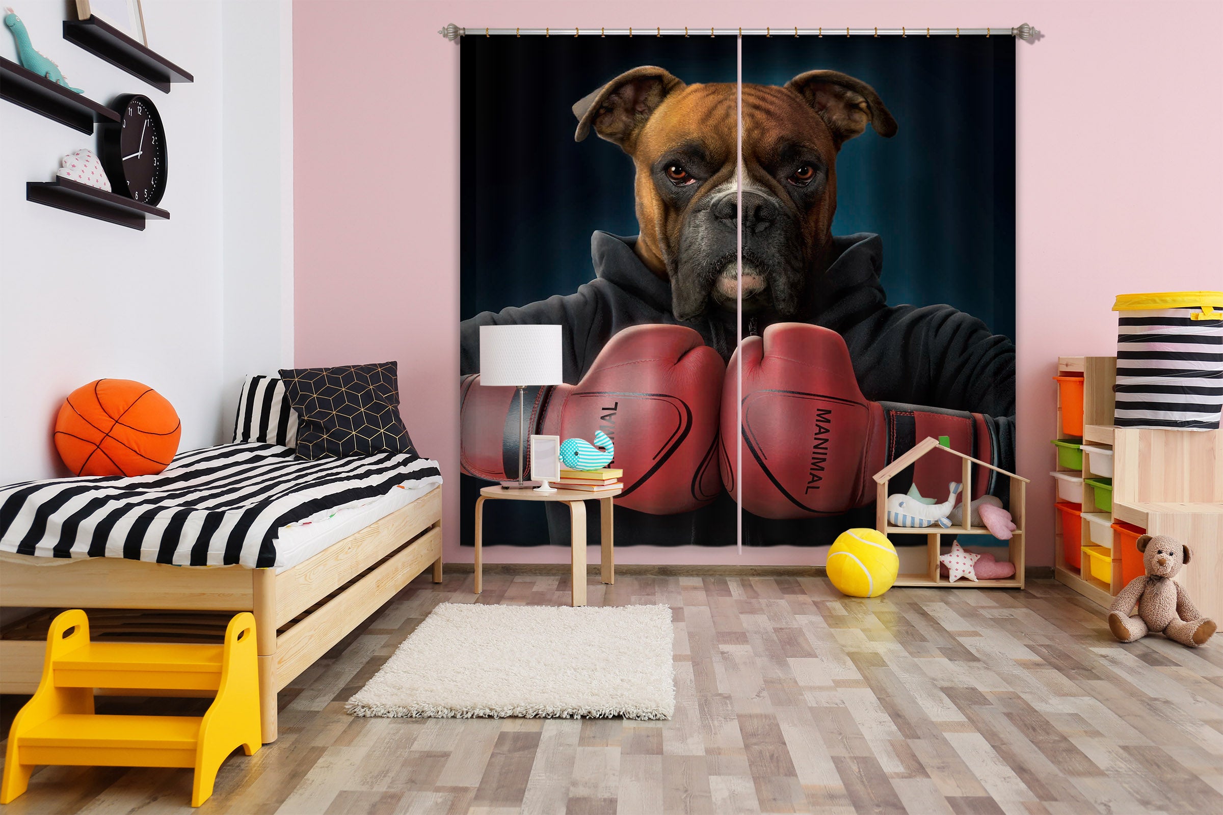 3D Boxer 015 Vincent Hie Curtain Curtains Drapes