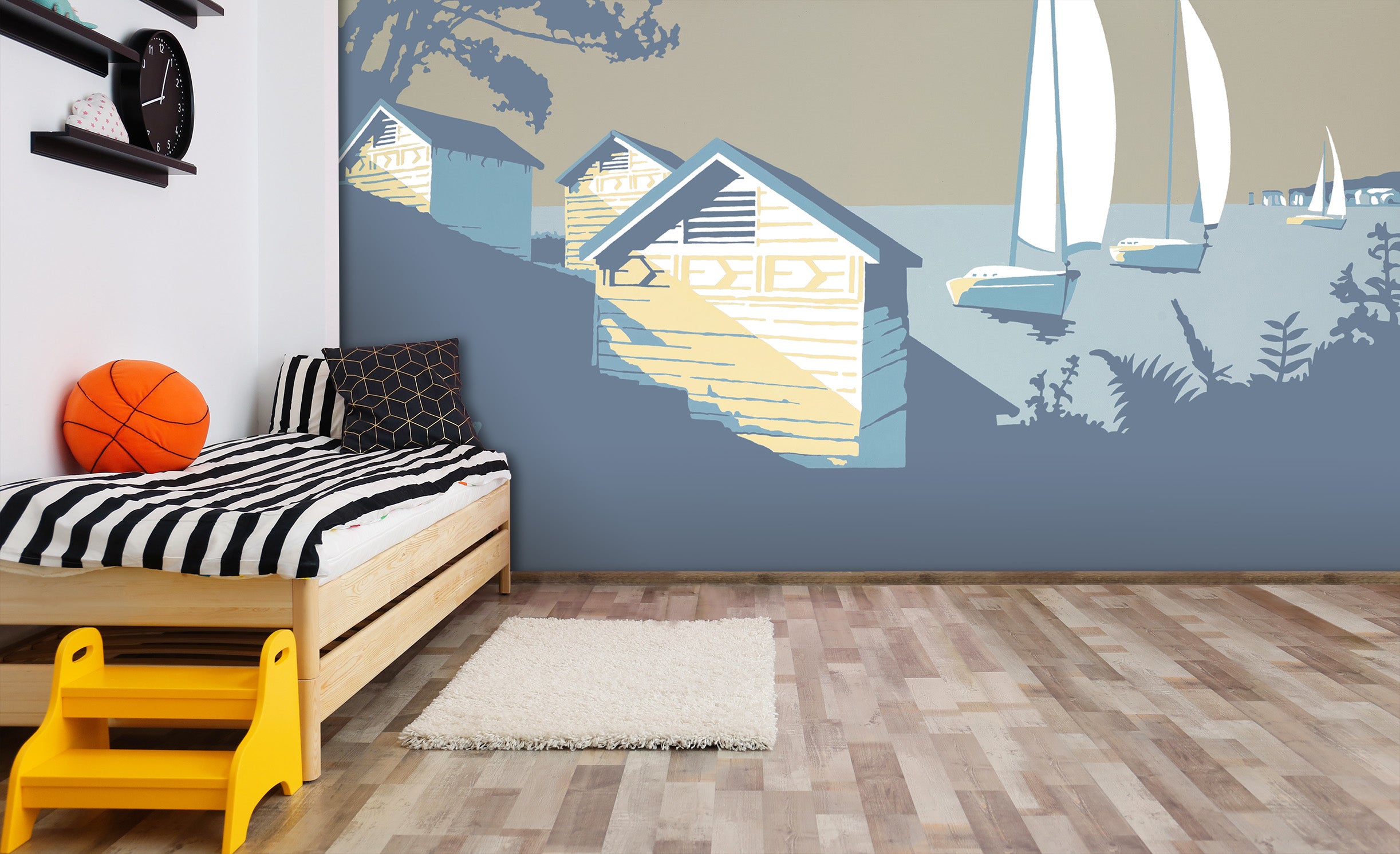 3D Sandbanks And The Purbecks 1050 Steve Read Wall Mural Wall Murals
