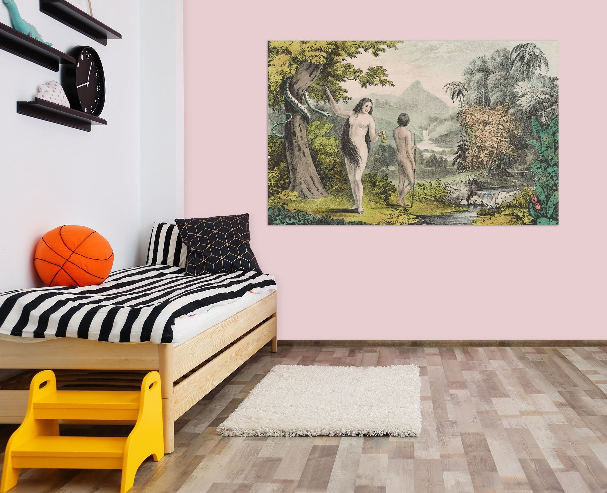 3D Myth Eve Adam 001 Andrea haase Wall Sticker