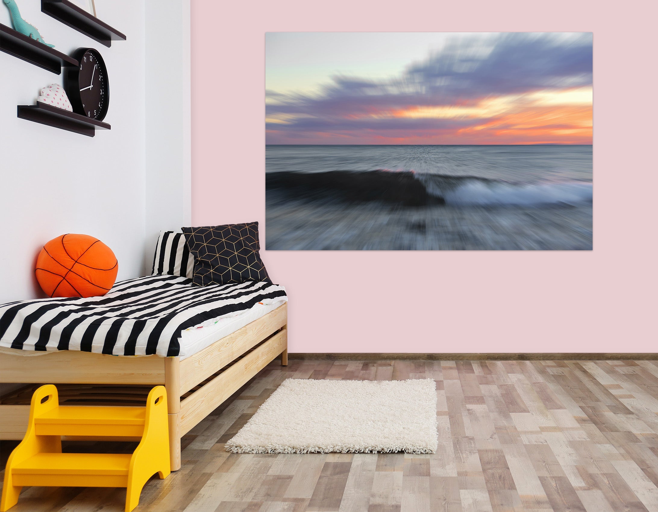 3D Moving Wave 101 Marco Carmassi Wall Sticker