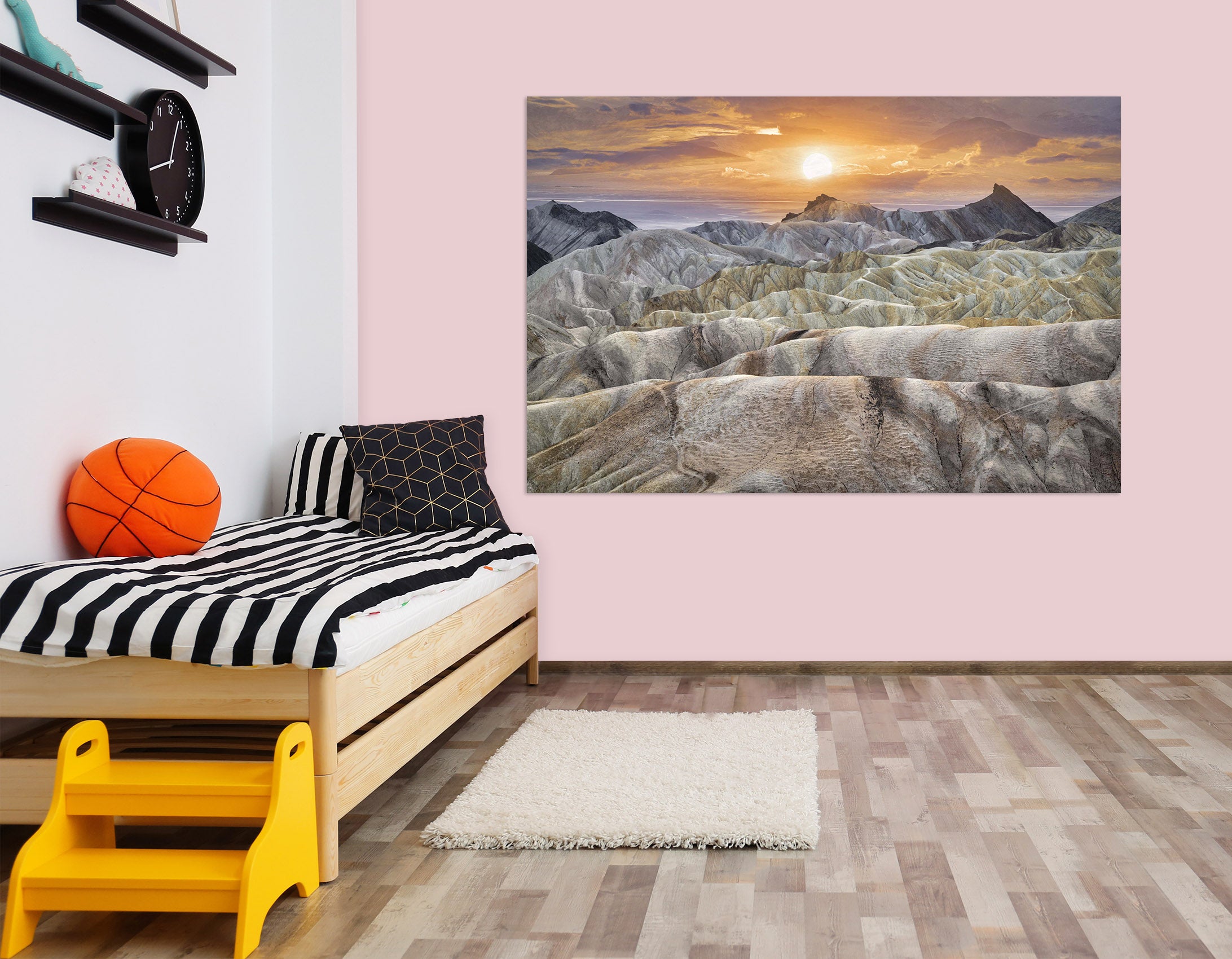 3D Desert Mound 145 Marco Carmassi Wall Sticker
