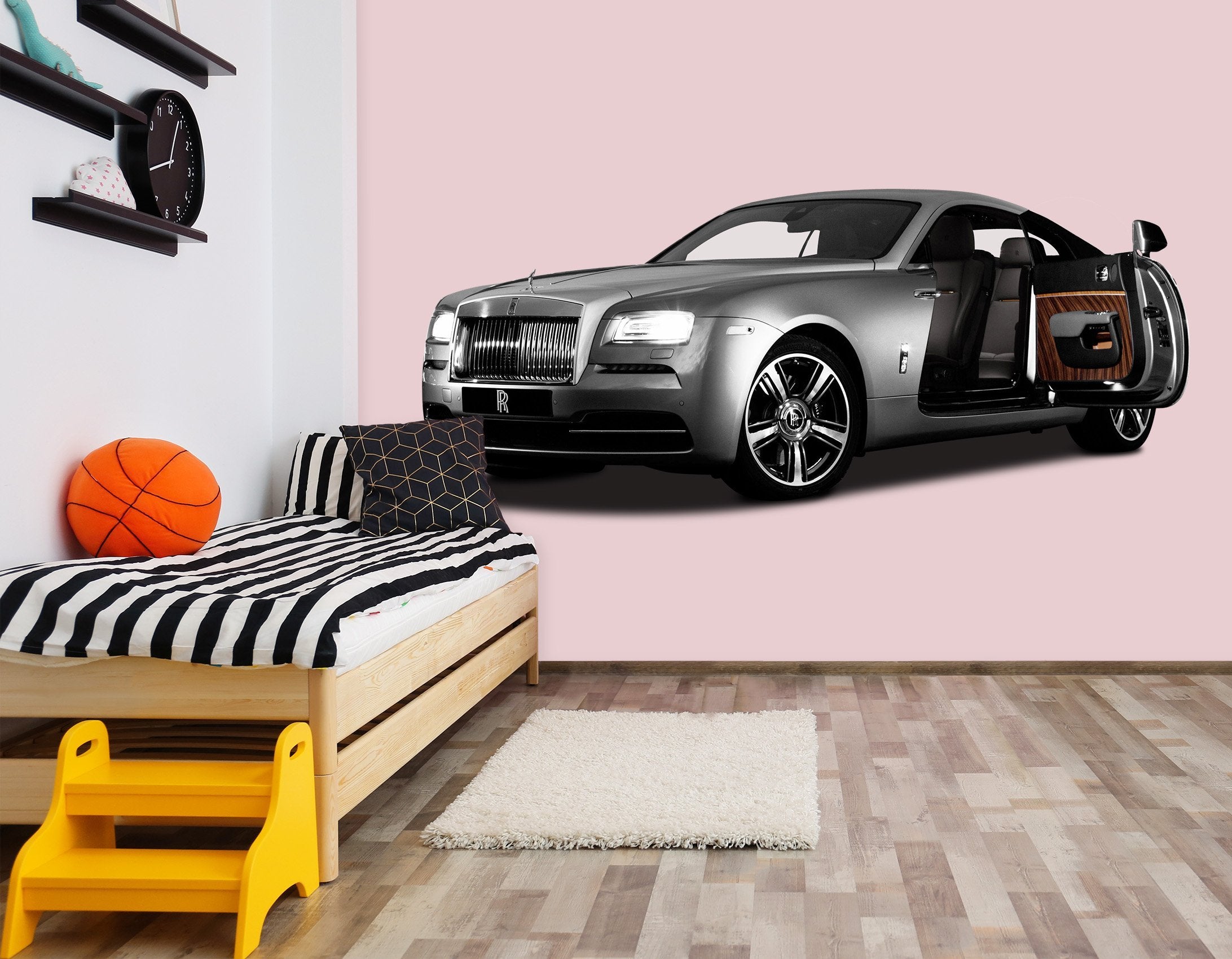 3D Rolls Royce Black 0304 Vehicles Wallpaper AJ Wallpaper