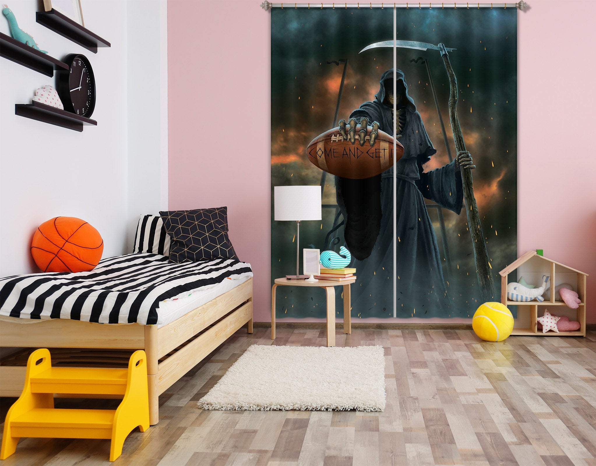 3D God Of War 025 Vincent Hie Curtain Curtains Drapes