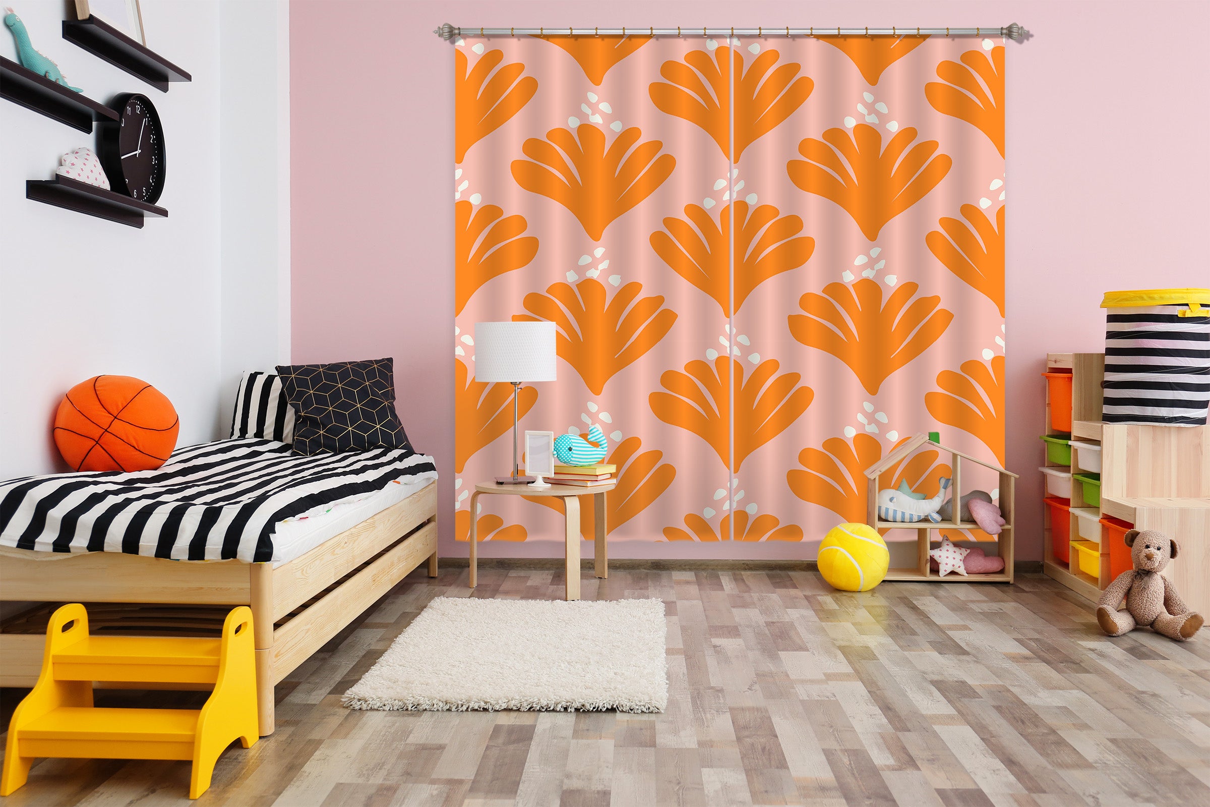 3D Fan Pattern 11137 Kashmira Jayaprakash Curtain Curtains Drapes