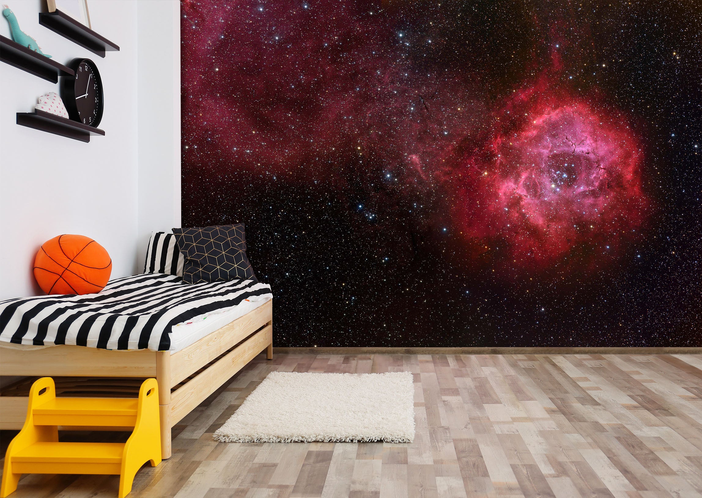 3D Red Starry Sky 1708 Wall Murals