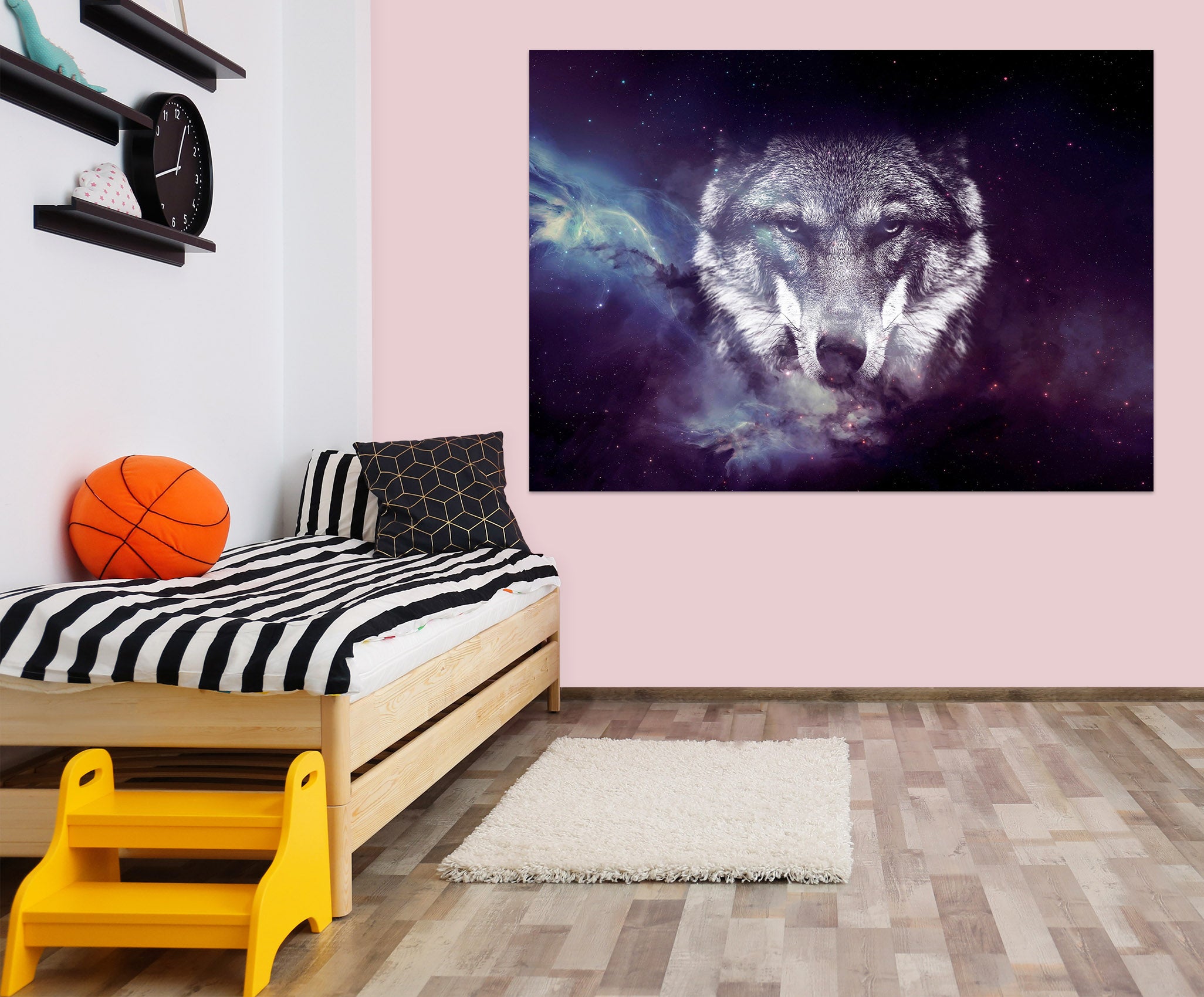3D Wolf Head 1096 Wall Sticker