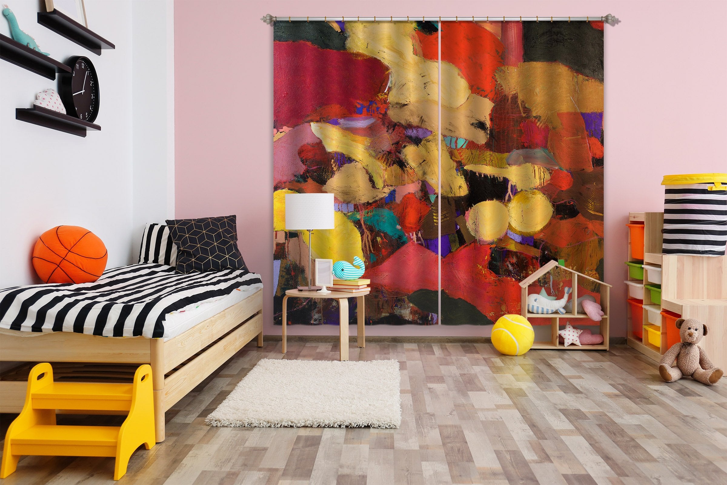 3D Abstract Art 206 Allan P. Friedlander Curtain Curtains Drapes Wallpaper AJ Wallpaper