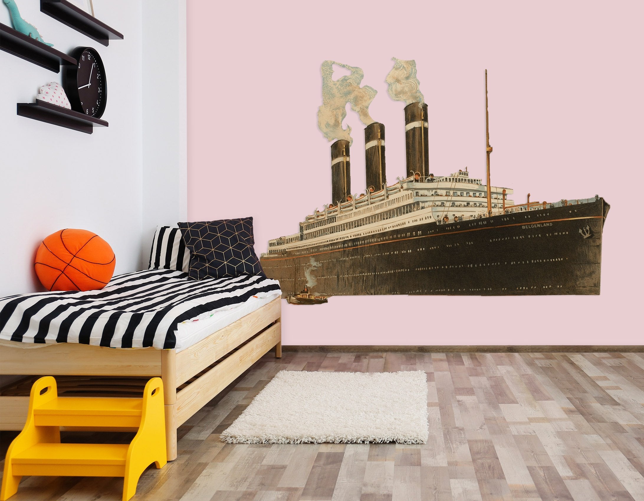 3D Timber Ship 0034 Vehicles Wallpaper AJ Wallpaper