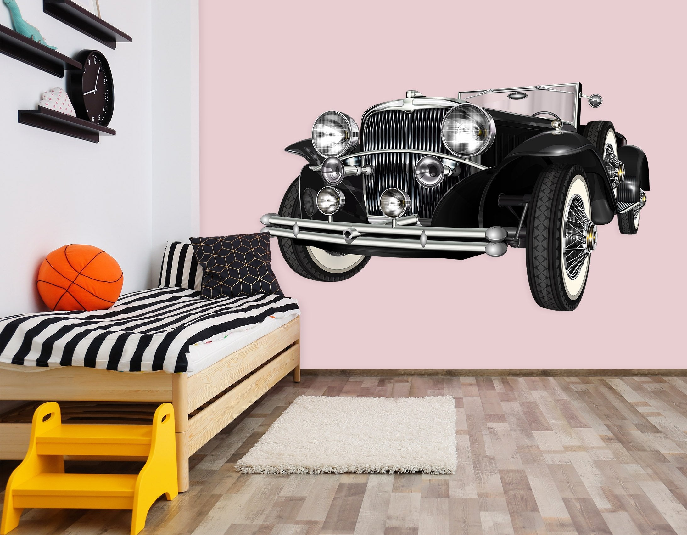 3D Vintage car 0259 Vehicles Wallpaper AJ Wallpaper