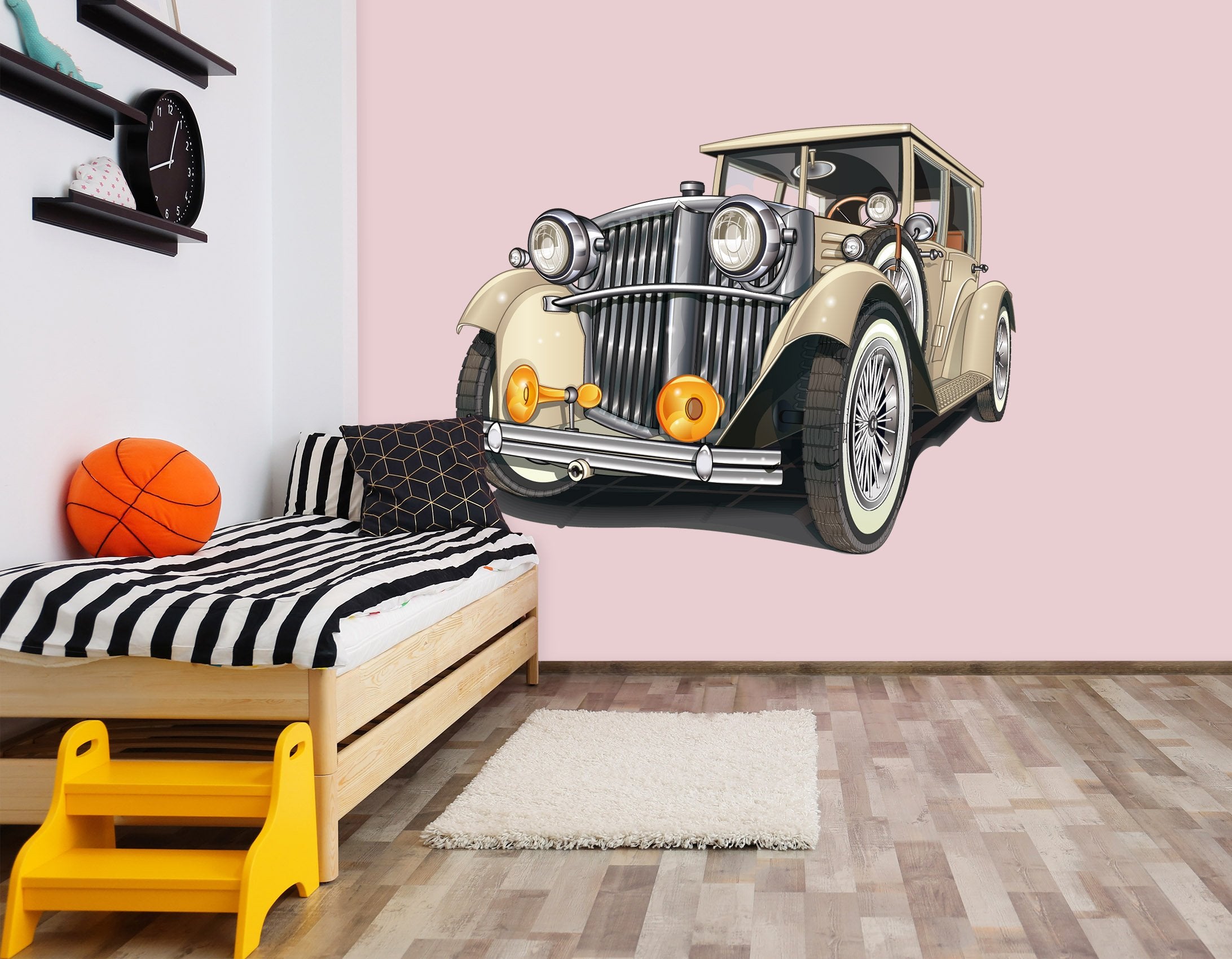 3D Vintage Classic Car 0022 Vehicles Wallpaper AJ Wallpaper