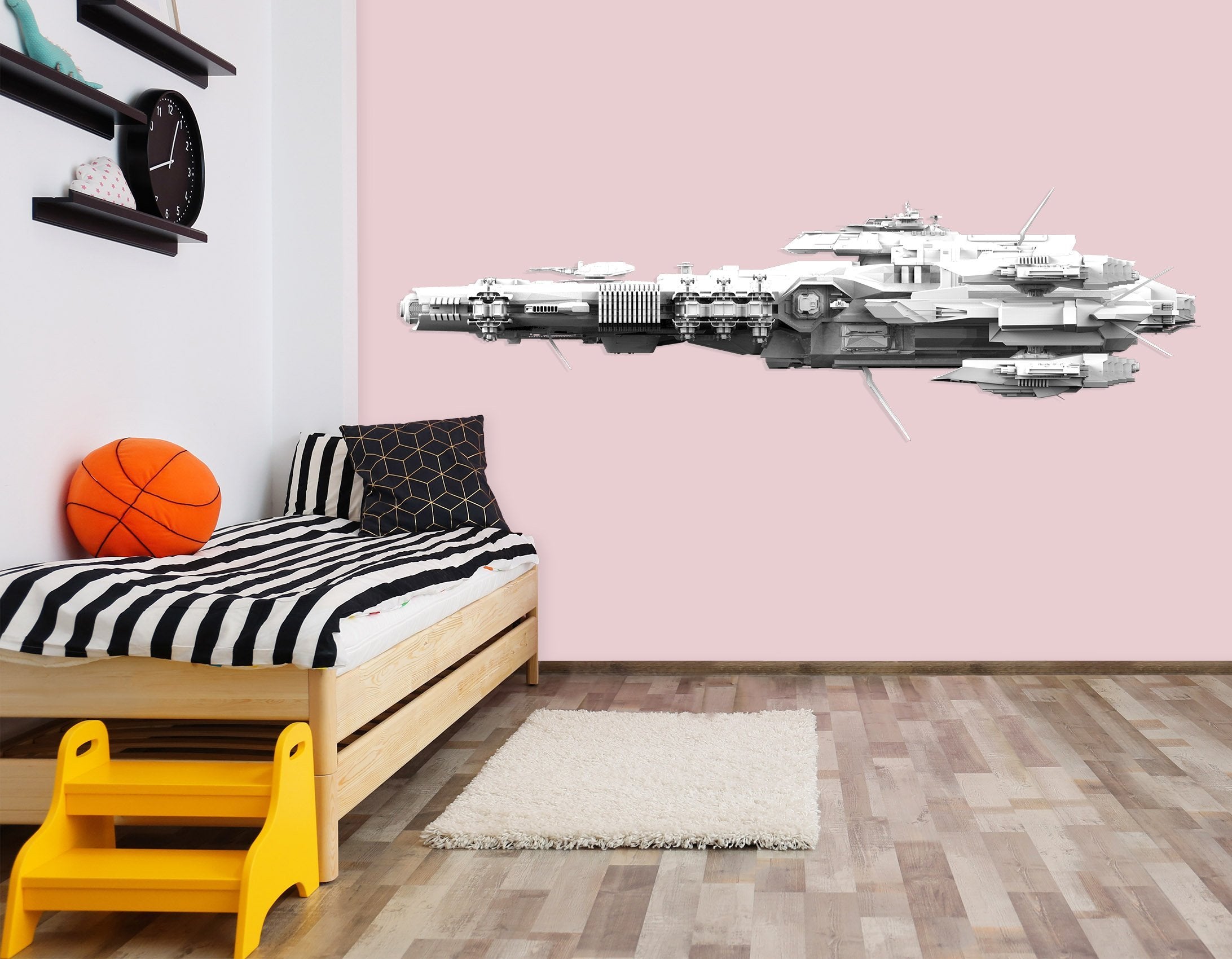 3D Battleship White 285 Vehicles Wallpaper AJ Wallpaper