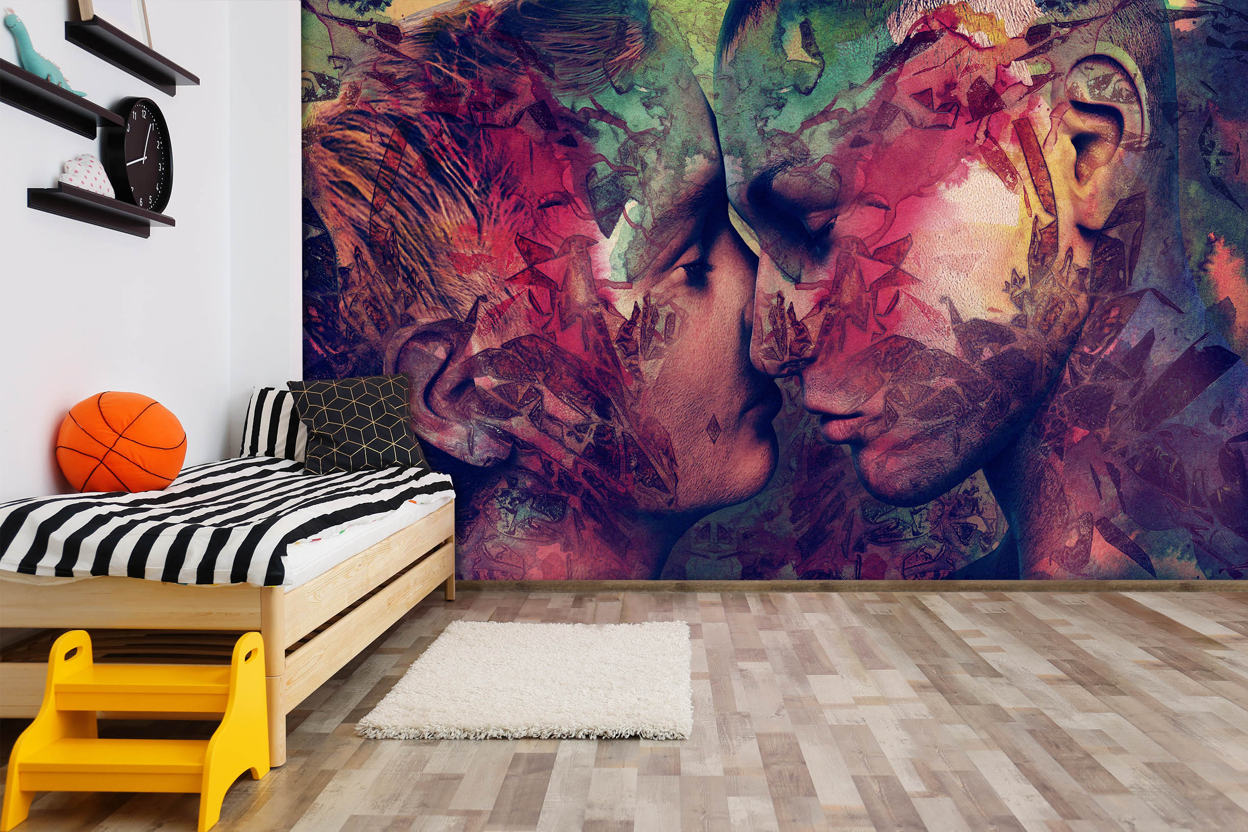 3D Graffiti Love 1406 Marco Cavazzana Wall Mural Wall Murals