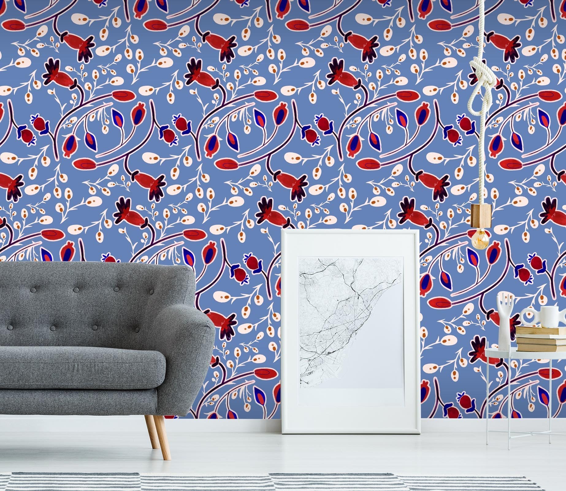 3D Red Flower Bud 243 Wallpaper AJ Wallpaper