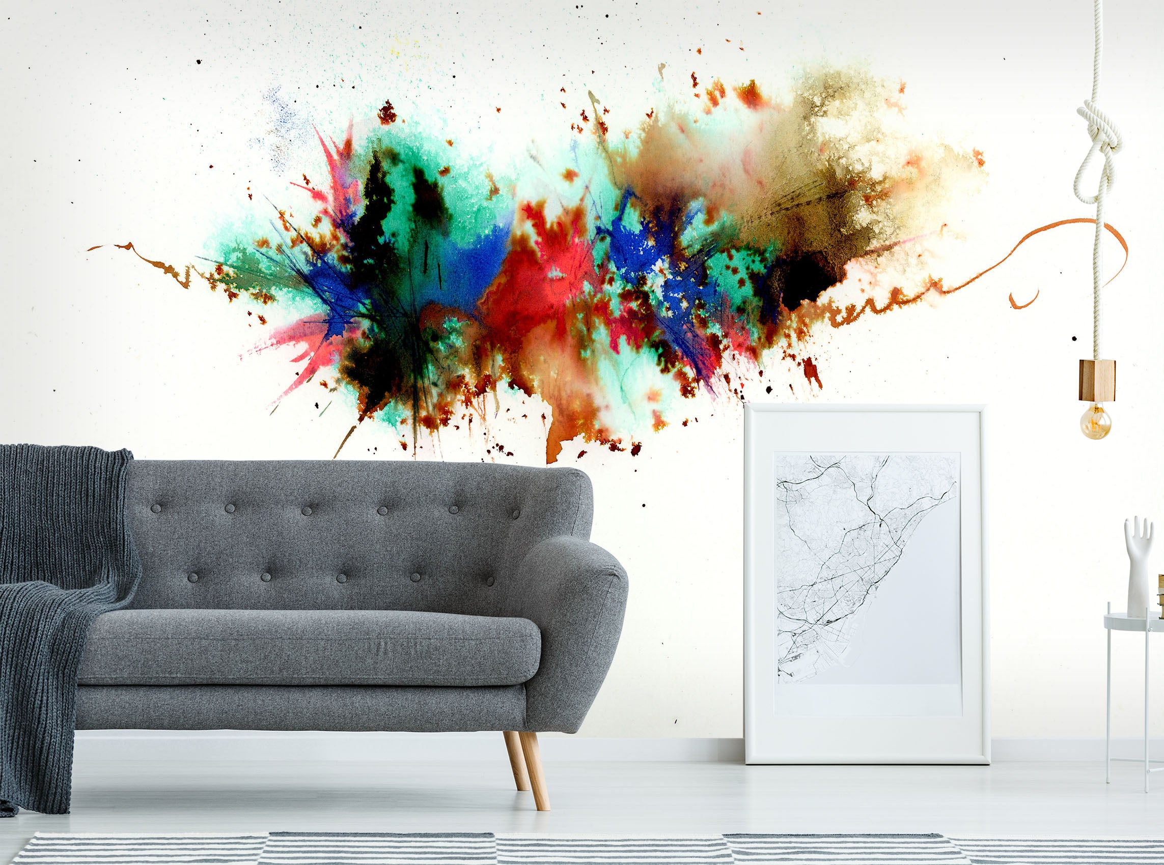 3D Color Splash 1409 Anne Farrall Doyle Wall Mural Wall Murals
