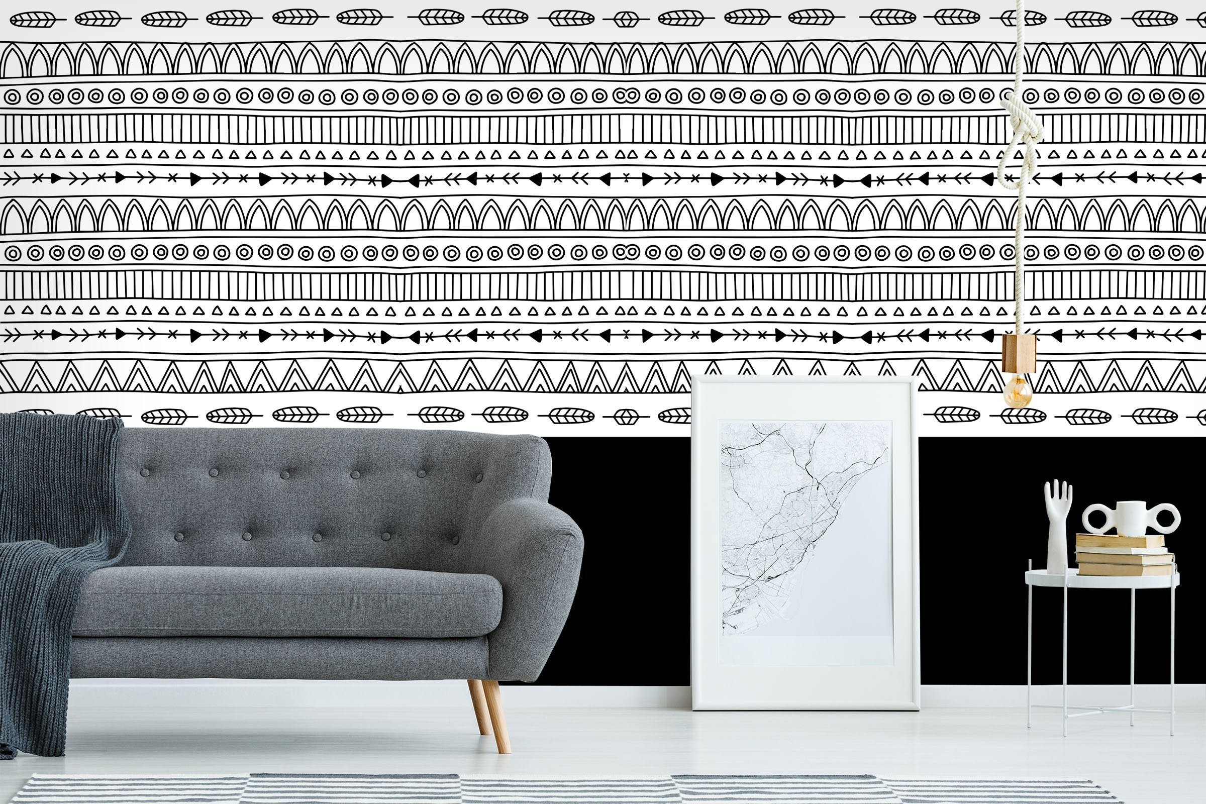 3D Sketch Leaves 261 Wallpaper AJ Wallpaper