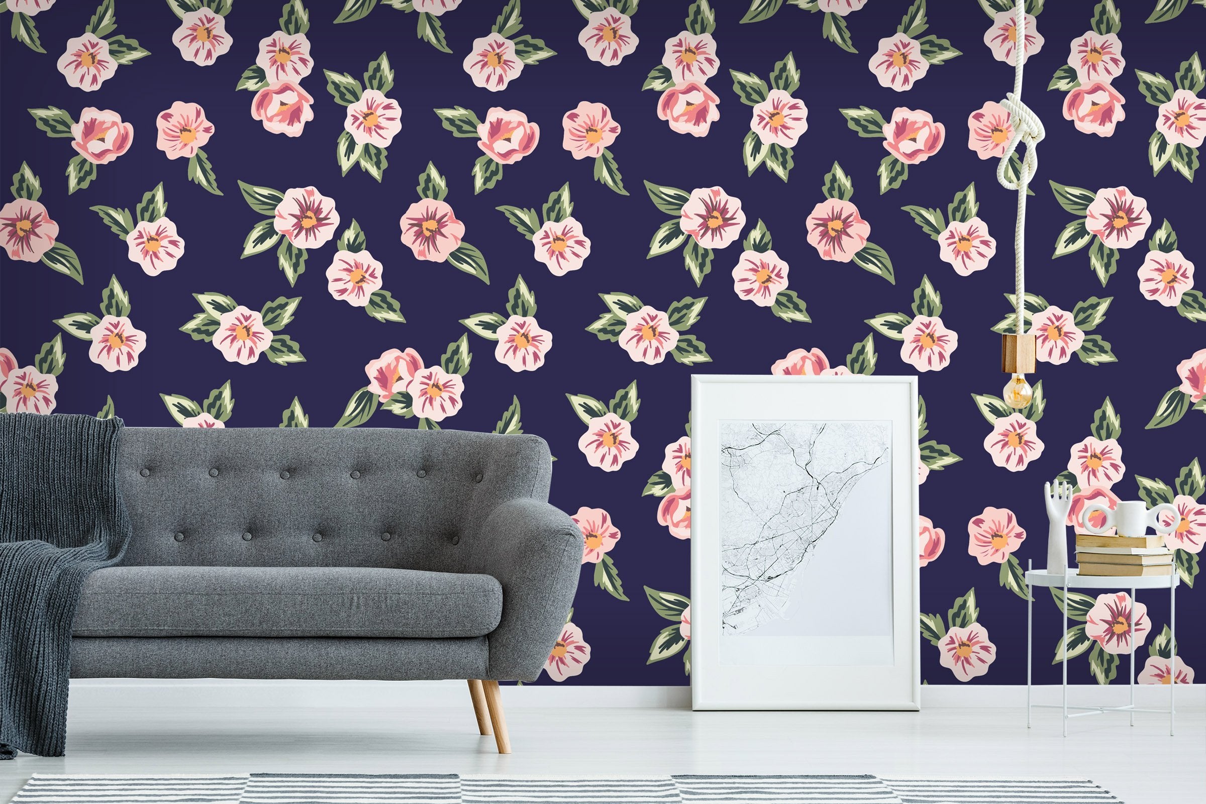 3D Hand Painted Flower 236 Wallpaper AJ Wallpaper