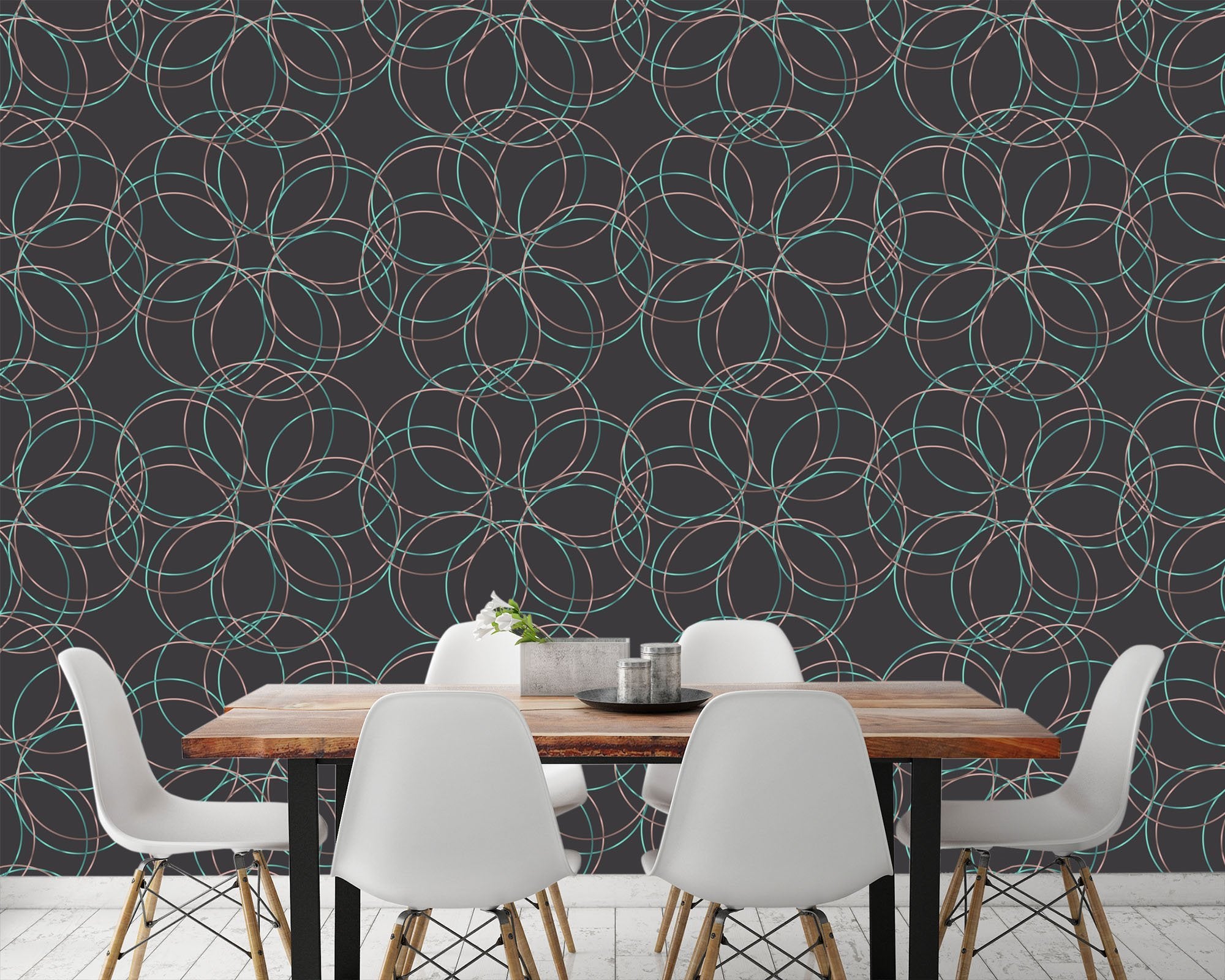 3D Colored Round Line 537 Wallpaper AJ Wallpaper