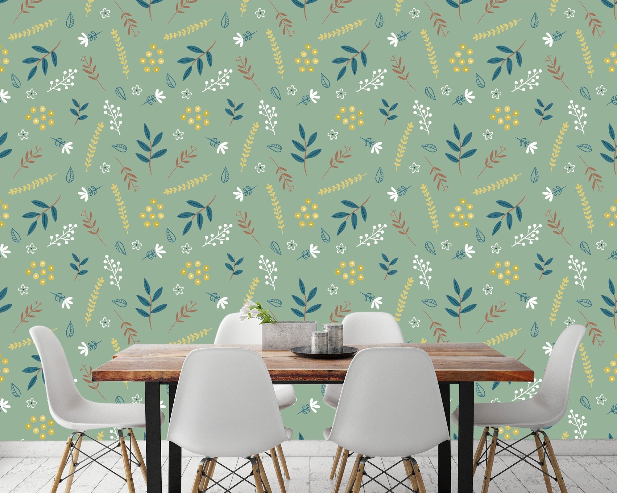 3D Small Flower Leaf 427 Wallpaper AJ Wallpaper