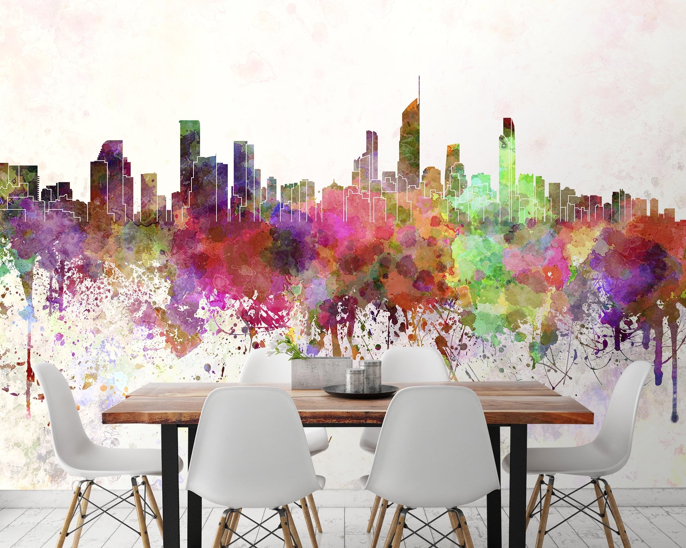 3D Color City 007 Wallpaper AJ Wallpaper