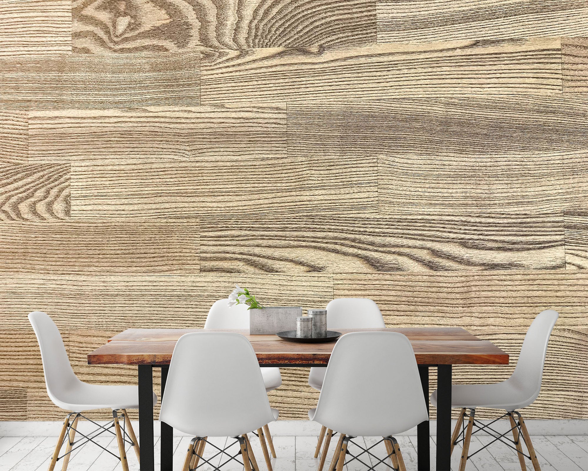 3D Wavy Texture Wood 64 Wall Murals