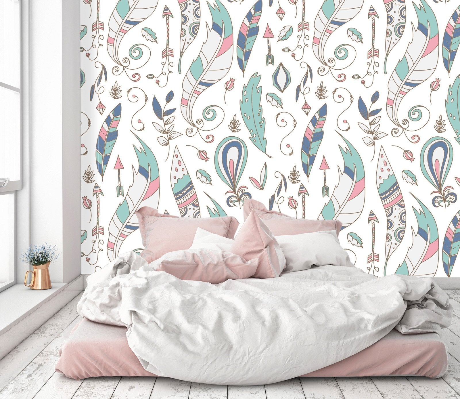 3D Feather Arrow 259 Wallpaper AJ Wallpaper