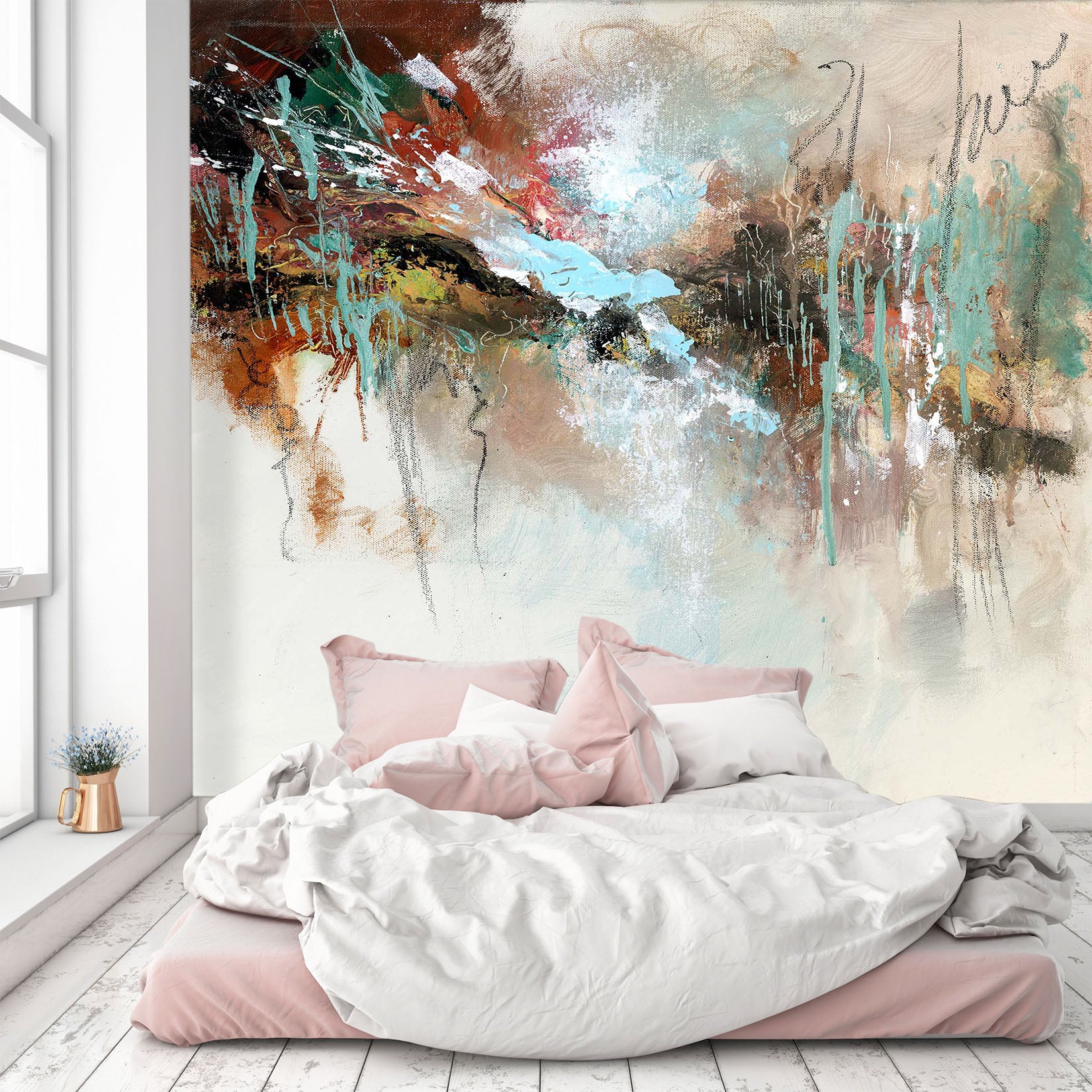 3D Color Splash 1408 Anne Farrall Doyle Wall Mural Wall Murals