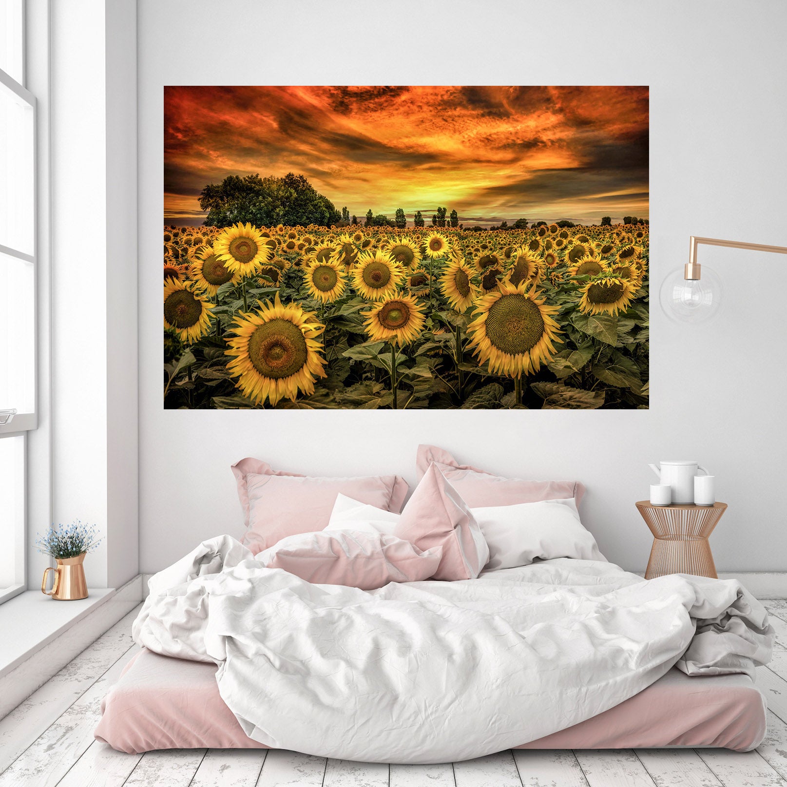 3D Sunflower Estate 219 Marco Carmassi Wall Sticker