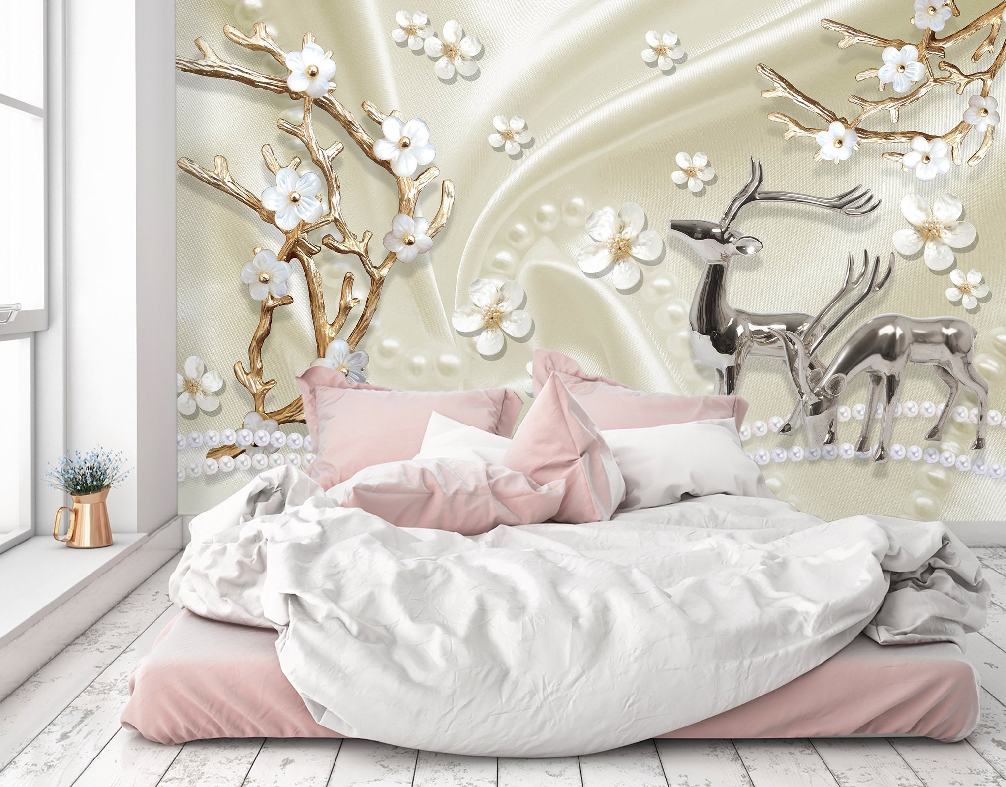 3D Flower Tree 1490 Wall Murals