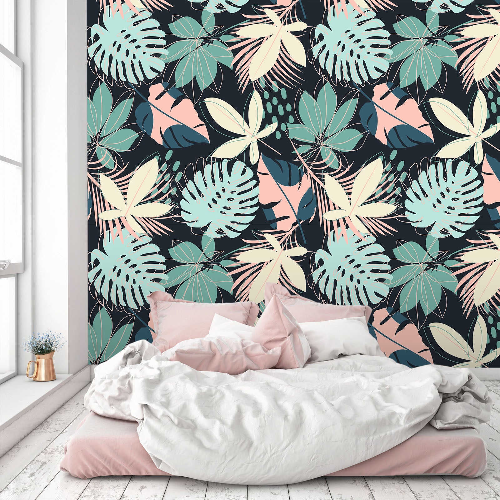 3D Graffiti Flower 51 Wall Murals