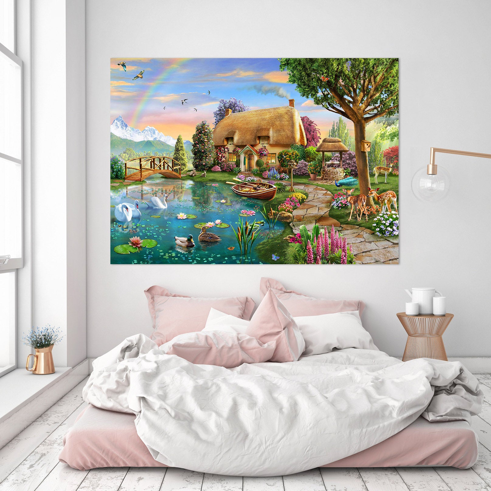 3D Spring Pond 018 Adrian Chesterman Wall Sticker