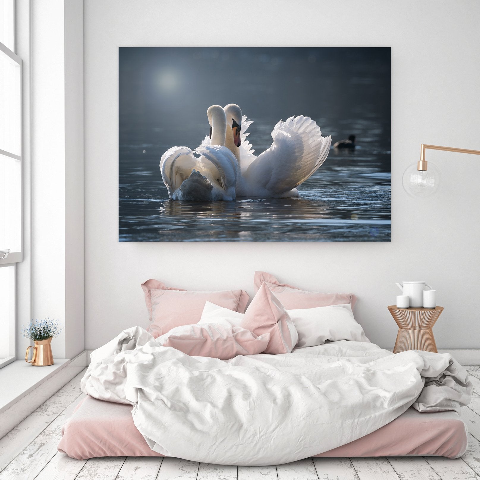 3D Mandarin Duck 117 Animal Wall Stickers Wallpaper AJ Wallpaper 2