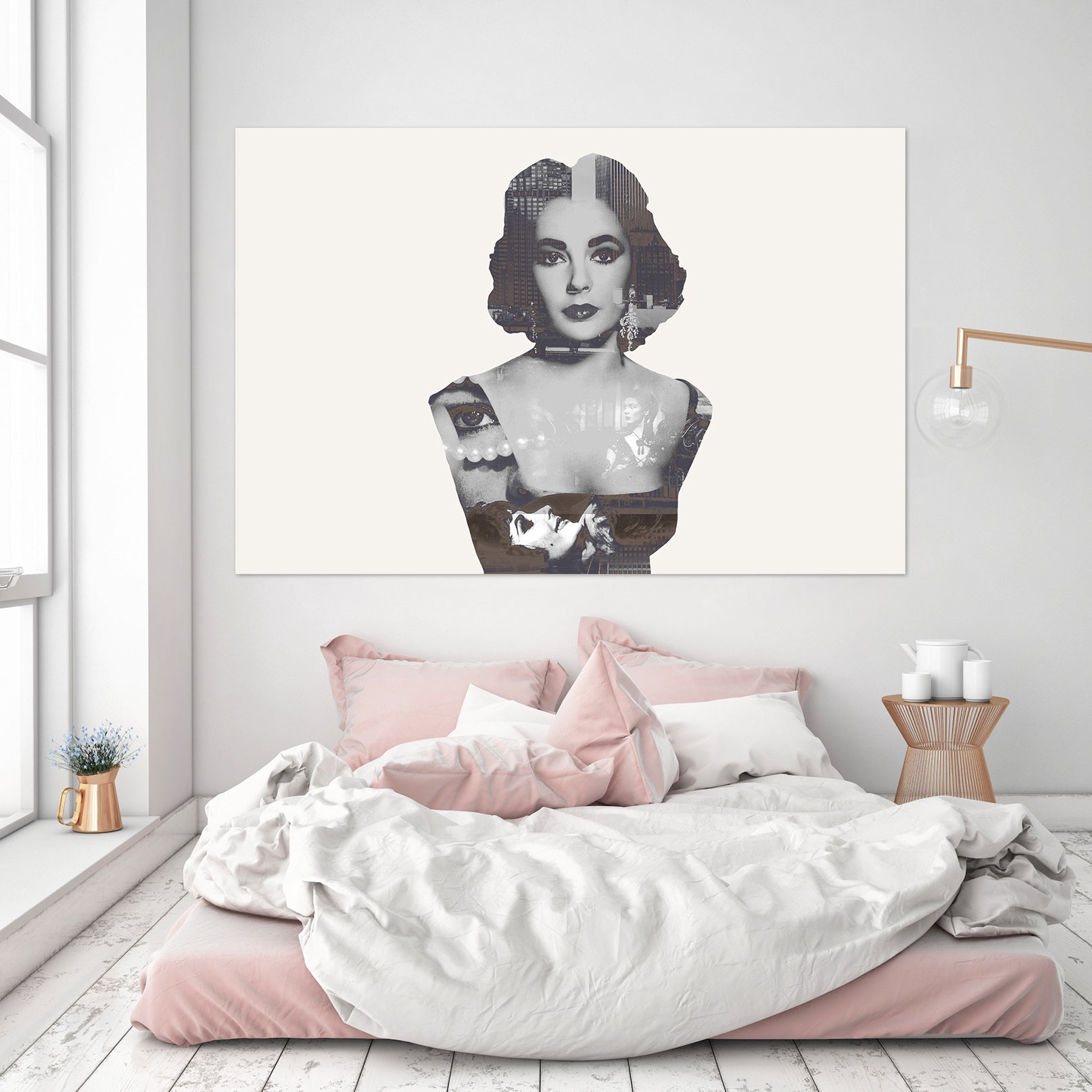 3D Short Hair Girl 012 Marco Cavazzana Wall Sticker
