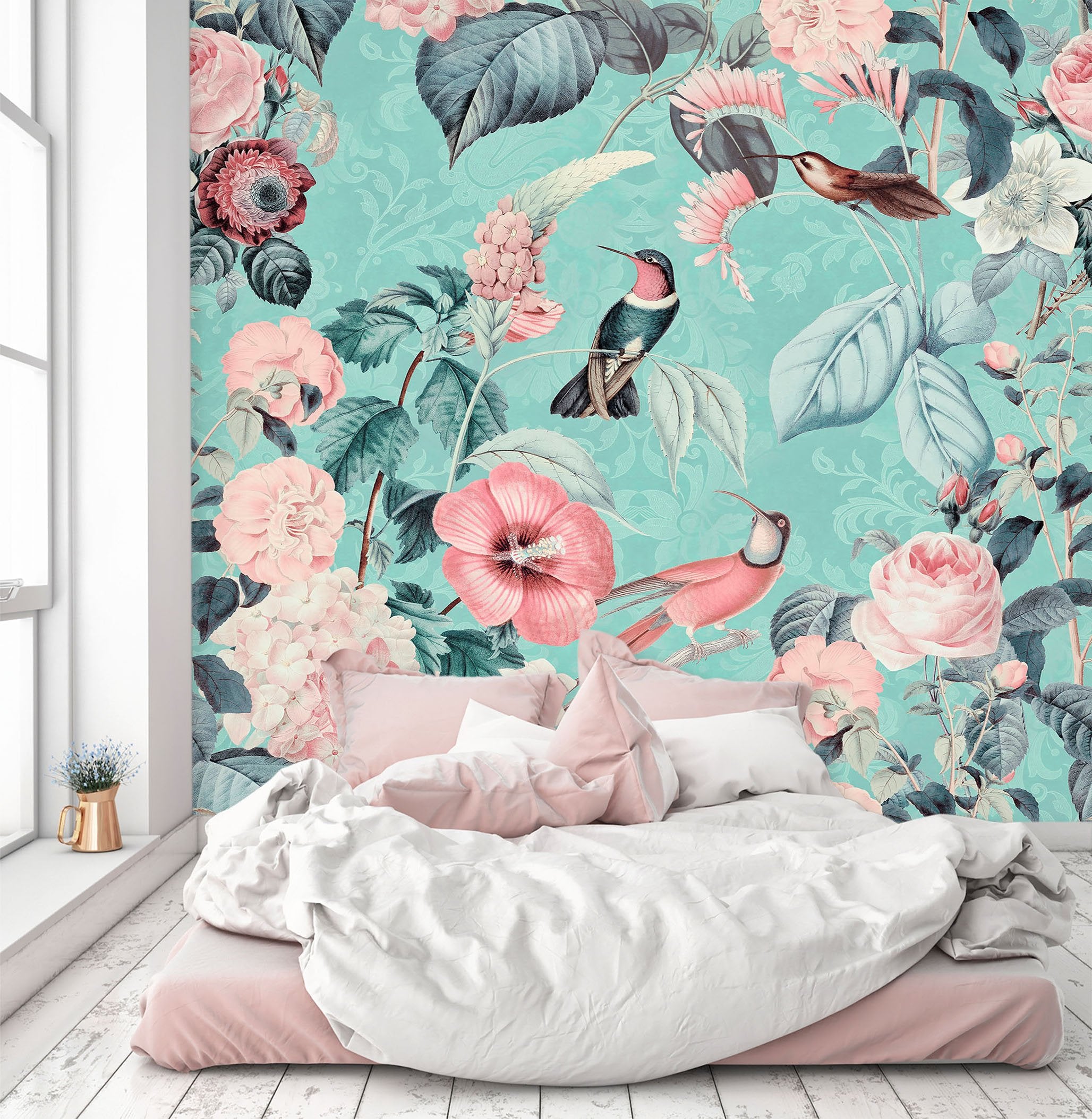 3D Bird Home 1444 Andrea haase Wall Mural Wall Murals Wallpaper AJ Wallpaper