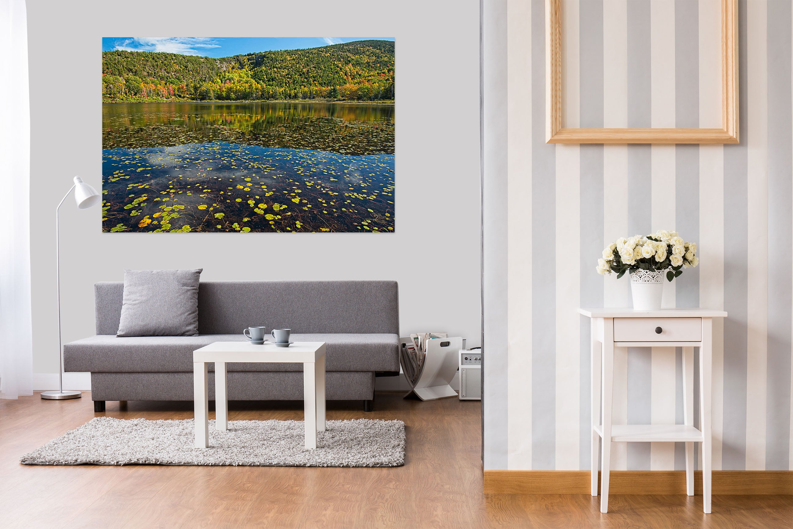 3D Lake Leaves 62120 Kathy Barefield Wall Sticker