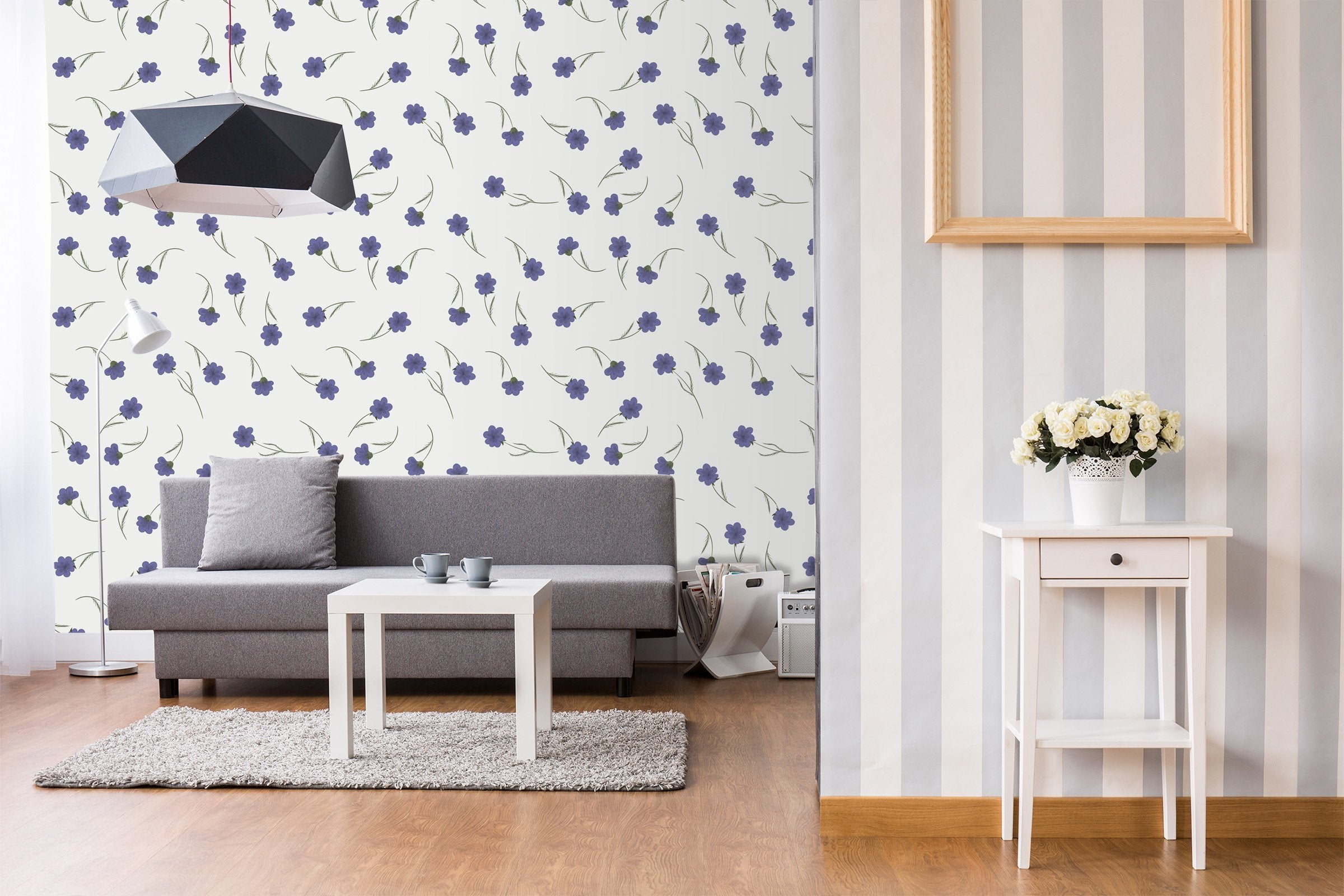 3D Flower Path 547 Wallpaper AJ Wallpaper