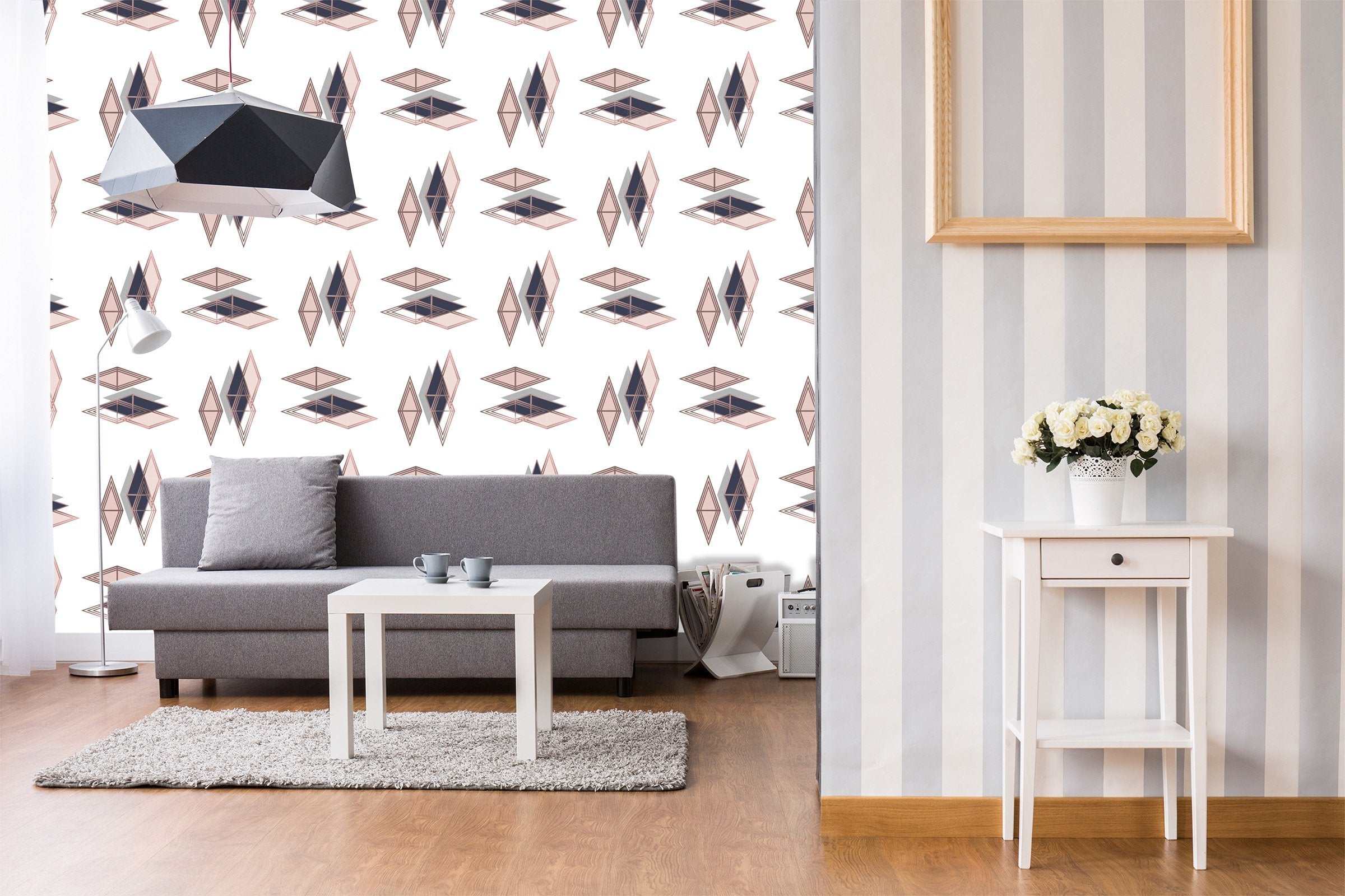 3D Diamond Piece 539 Wallpaper AJ Wallpaper