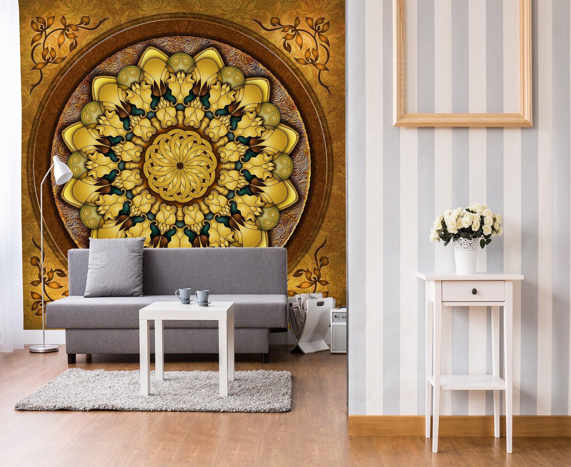 3D Round Pattern 1522 Wall Murals