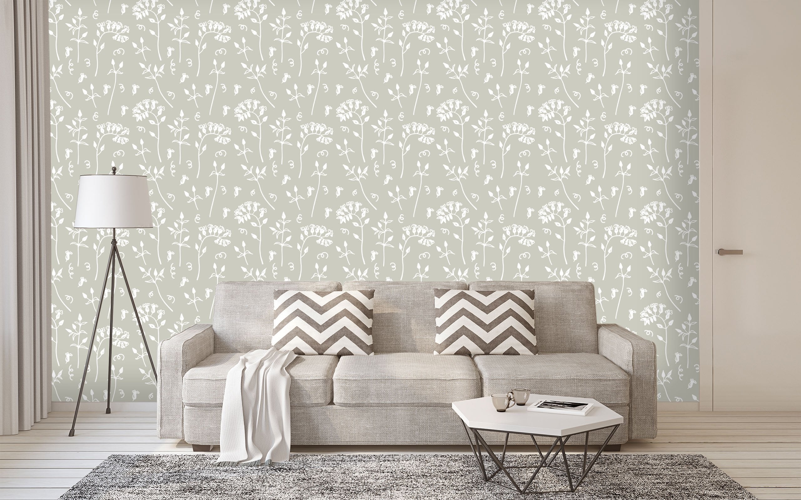 3D White Small Flower 520 Wallpaper AJ Wallpaper