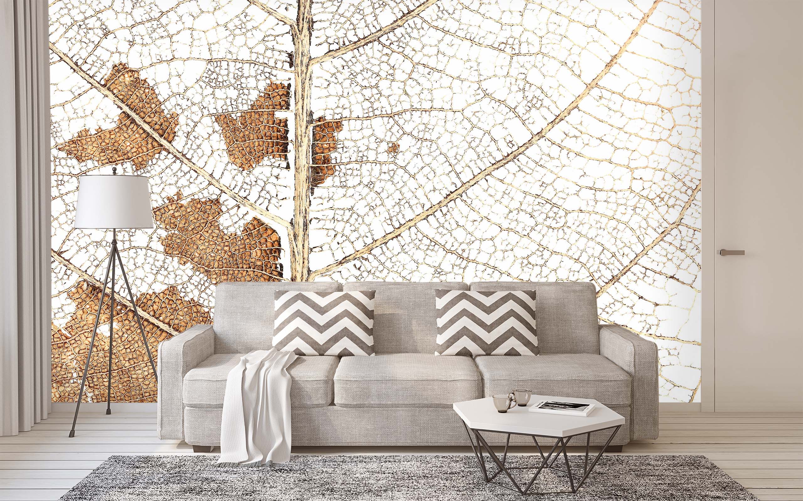 3D Dead Leaves 1461 Wall Murals