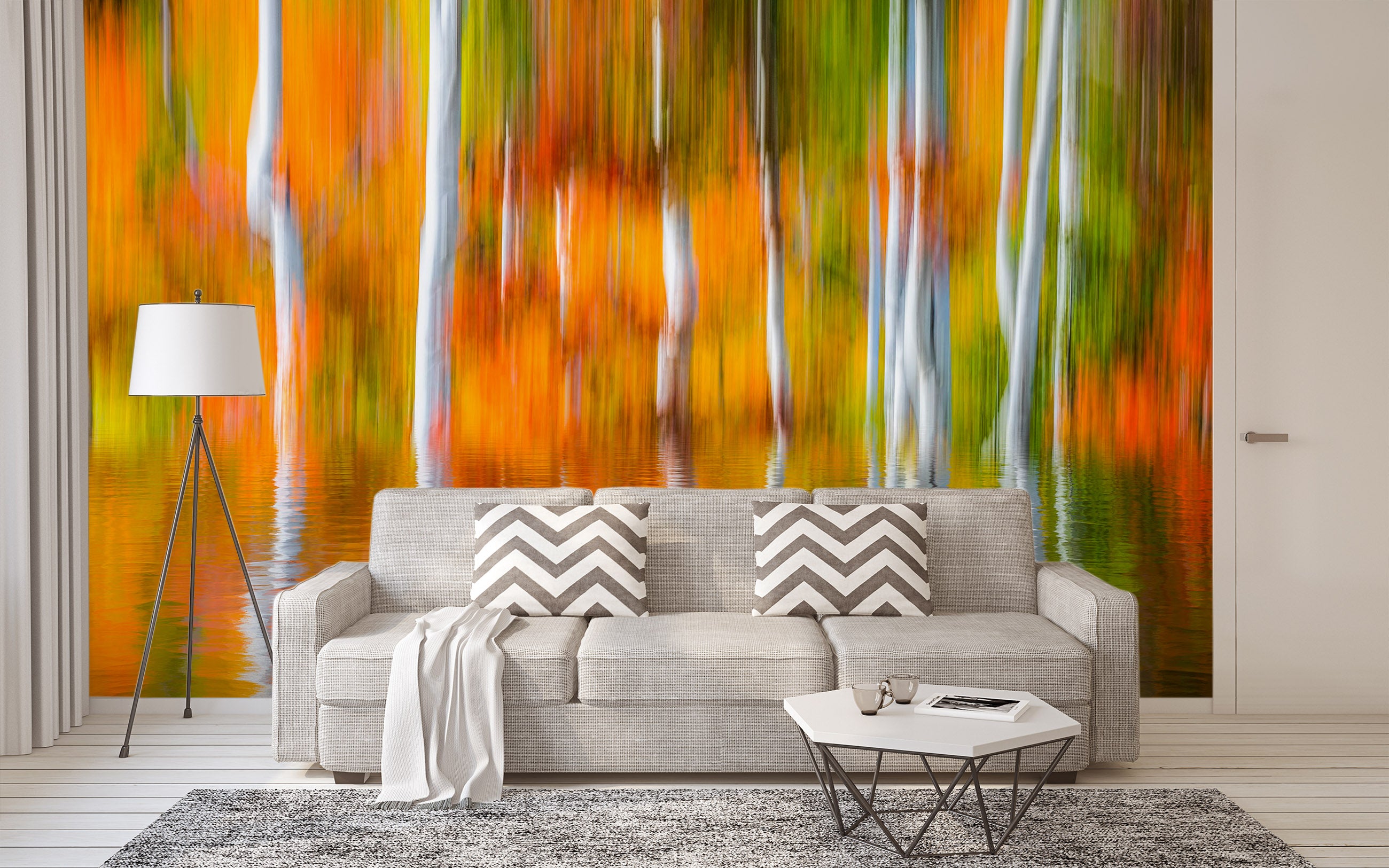 3D Reflection Trunk 1416 Marco Carmassi Wall Mural Wall Murals