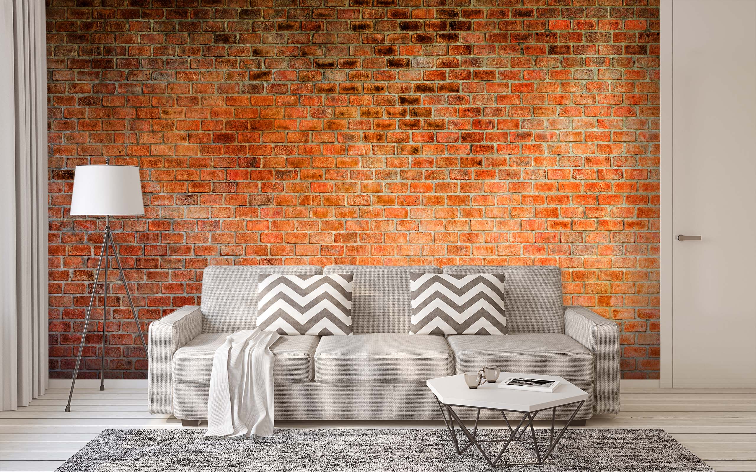 3D Red Brick Wall 35 Wall Murals