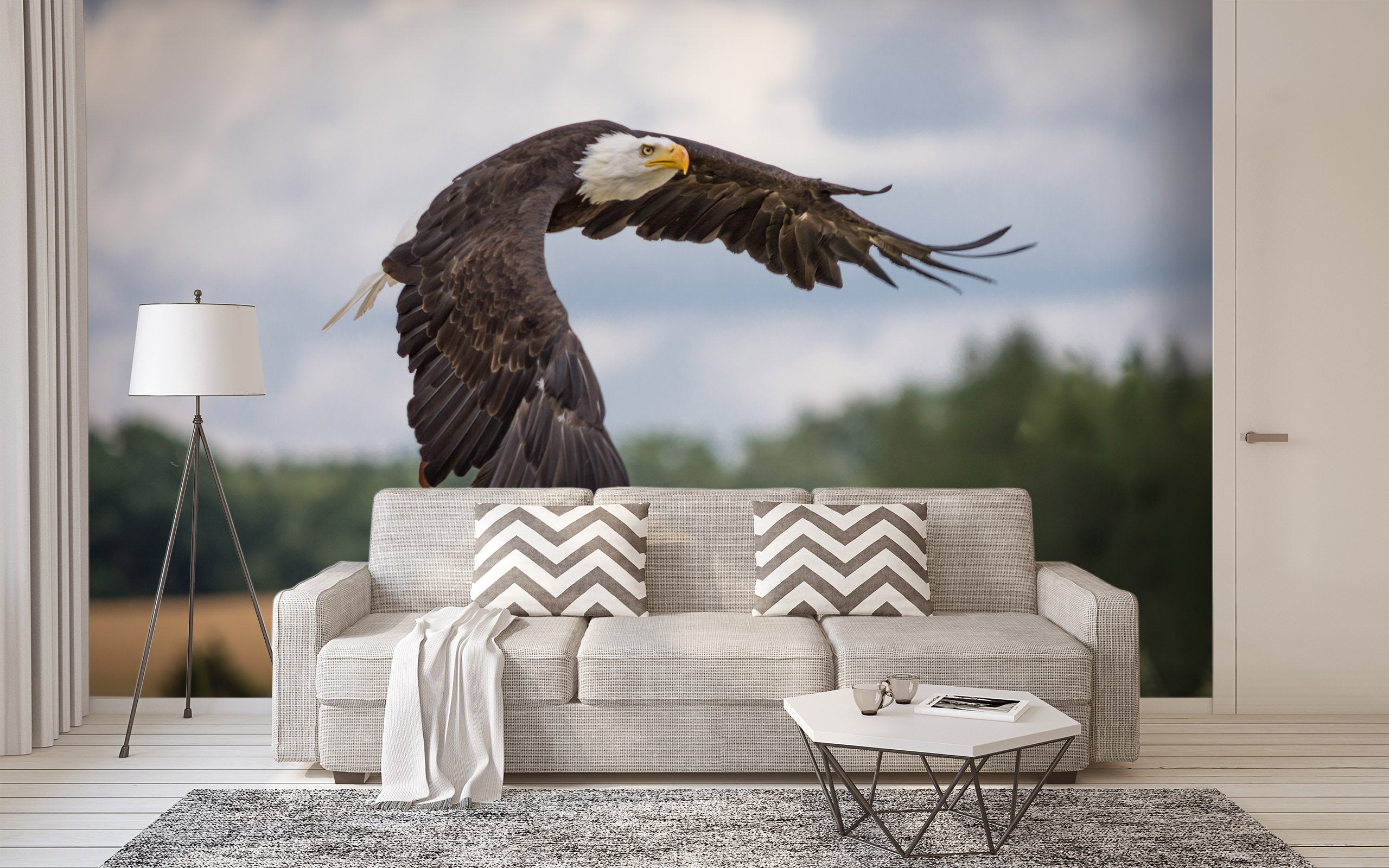 3D Eagle Spreading Wings 575 Wallpaper AJ Wallpaper