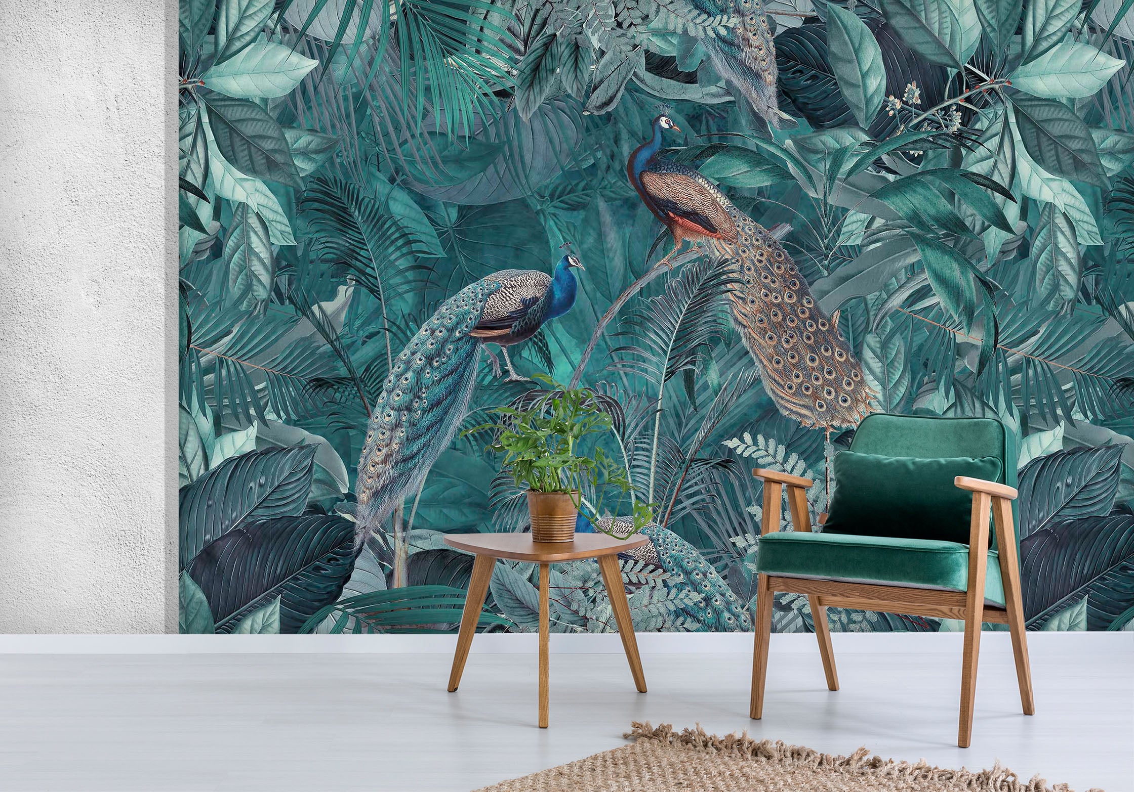 3D Quiet Leaves 1009 Andrea haase Wall Mural Wall Murals