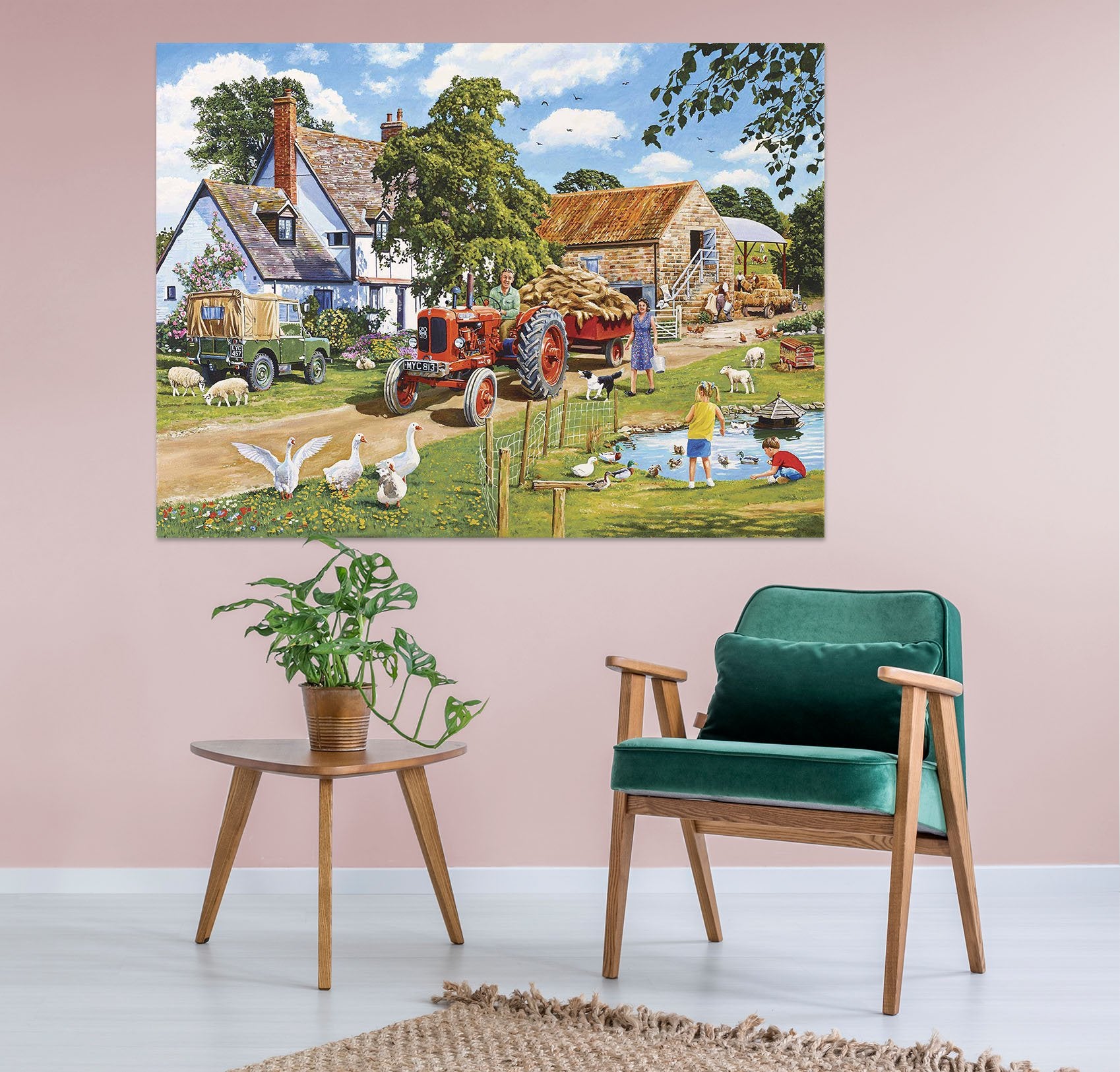3D A Family Farm 003 Trevor Mitchell Wall Sticker Wallpaper AJ Wallpaper 2