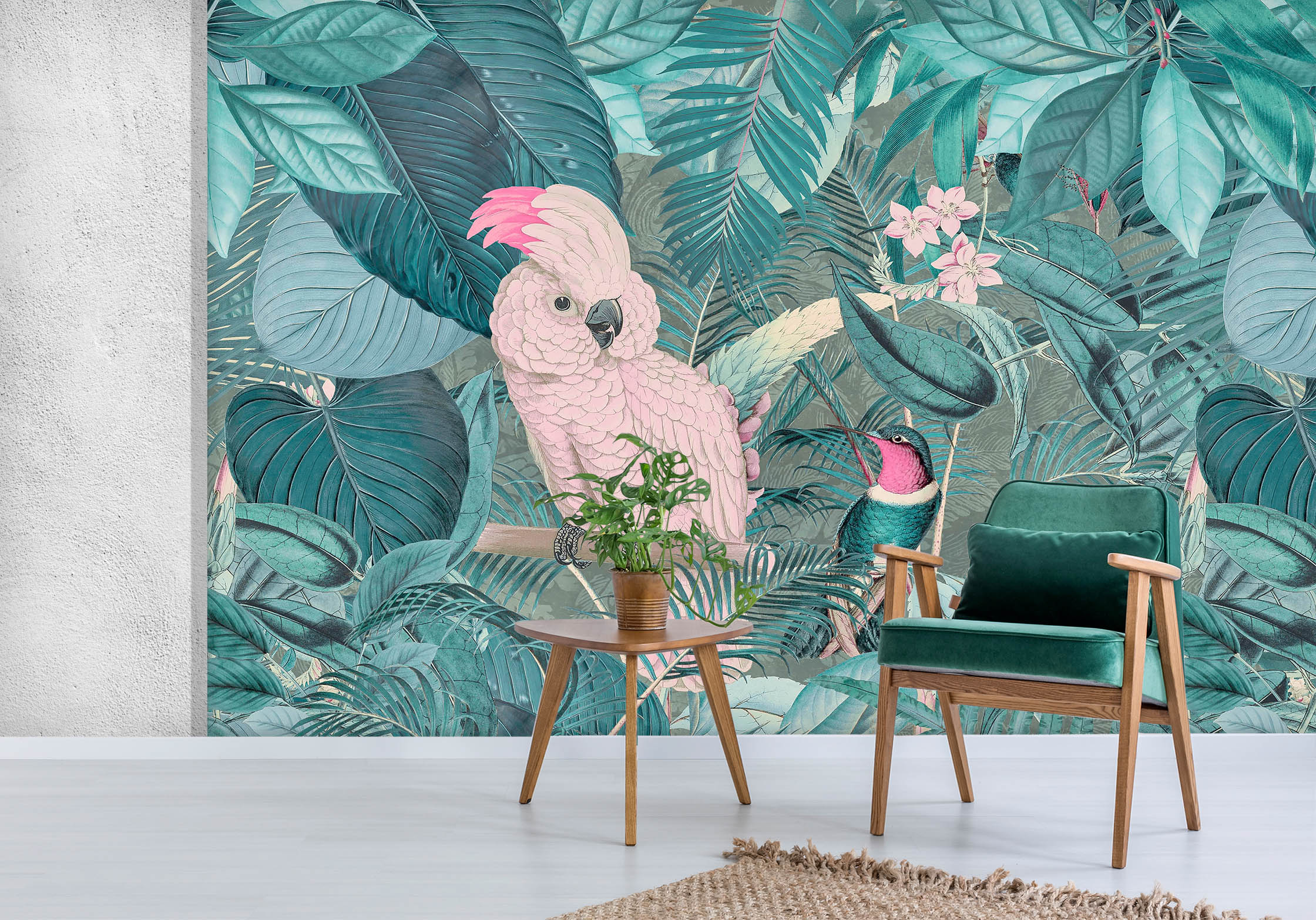3D Jungle Friends 1419 Andrea haase Wall Mural Wall Murals