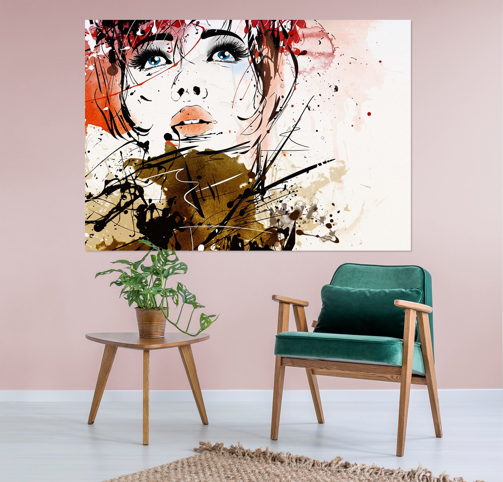 3D Tender Woman 1045 Wall Sticker