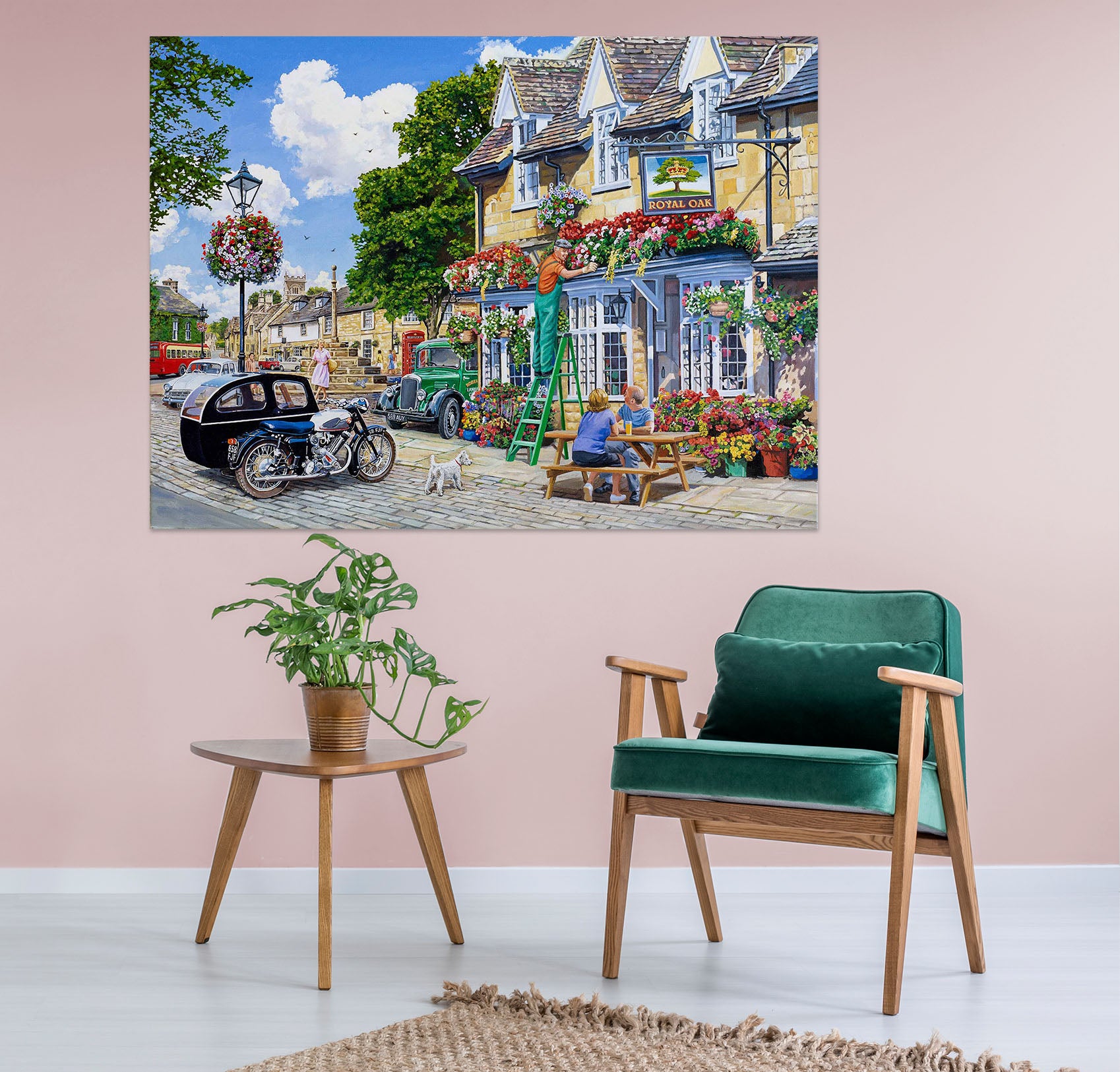 3D The Royal Oak 077 Trevor Mitchell Wall Sticker