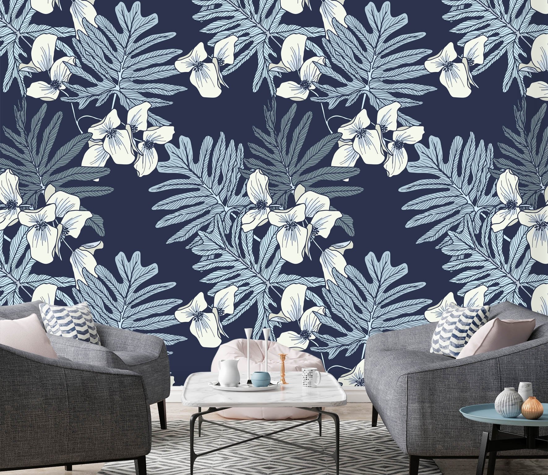 3D Big Flower 075 Wallpaper AJ Wallpaper