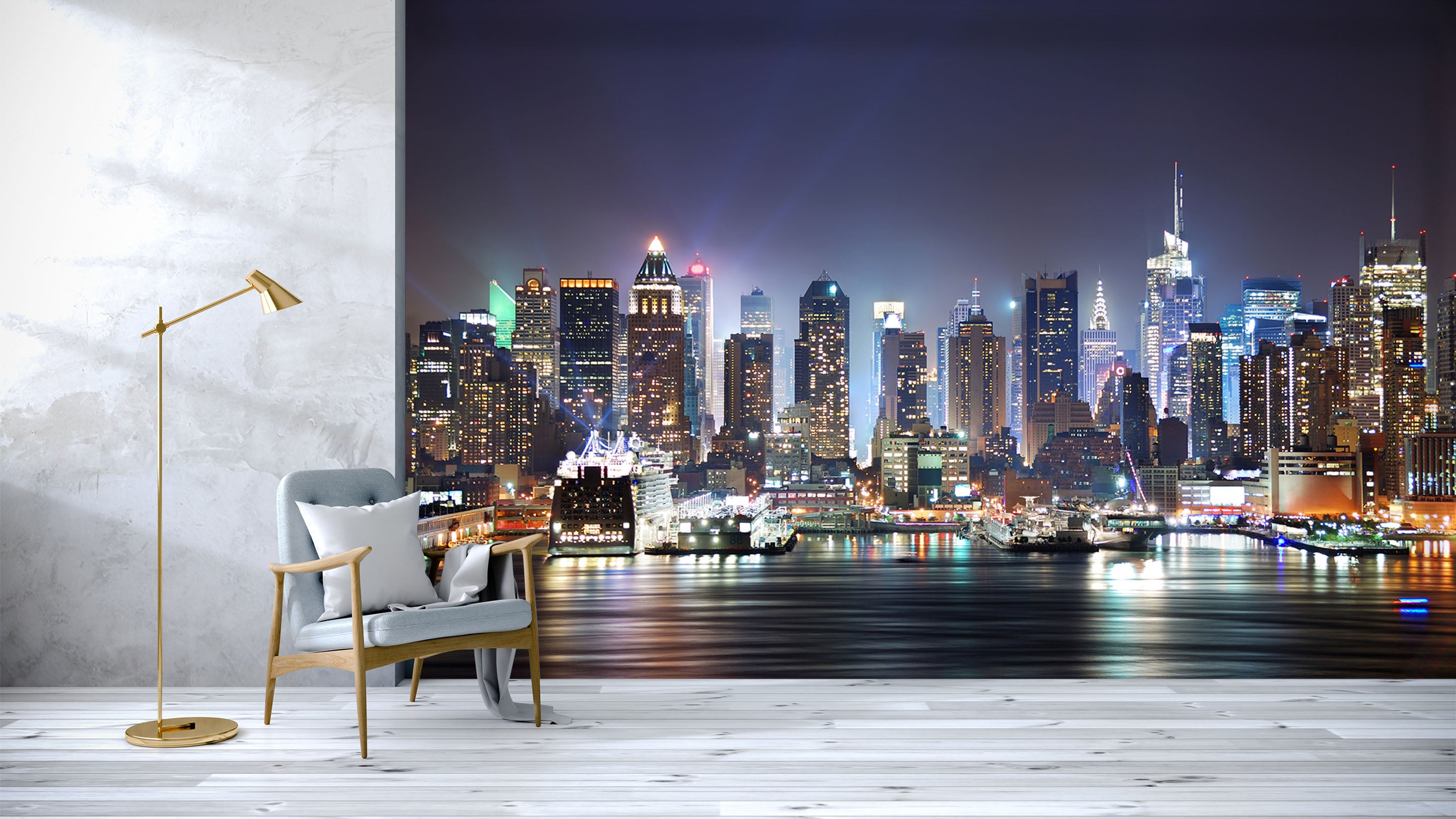 3D Tall Building 114 Wall Murals